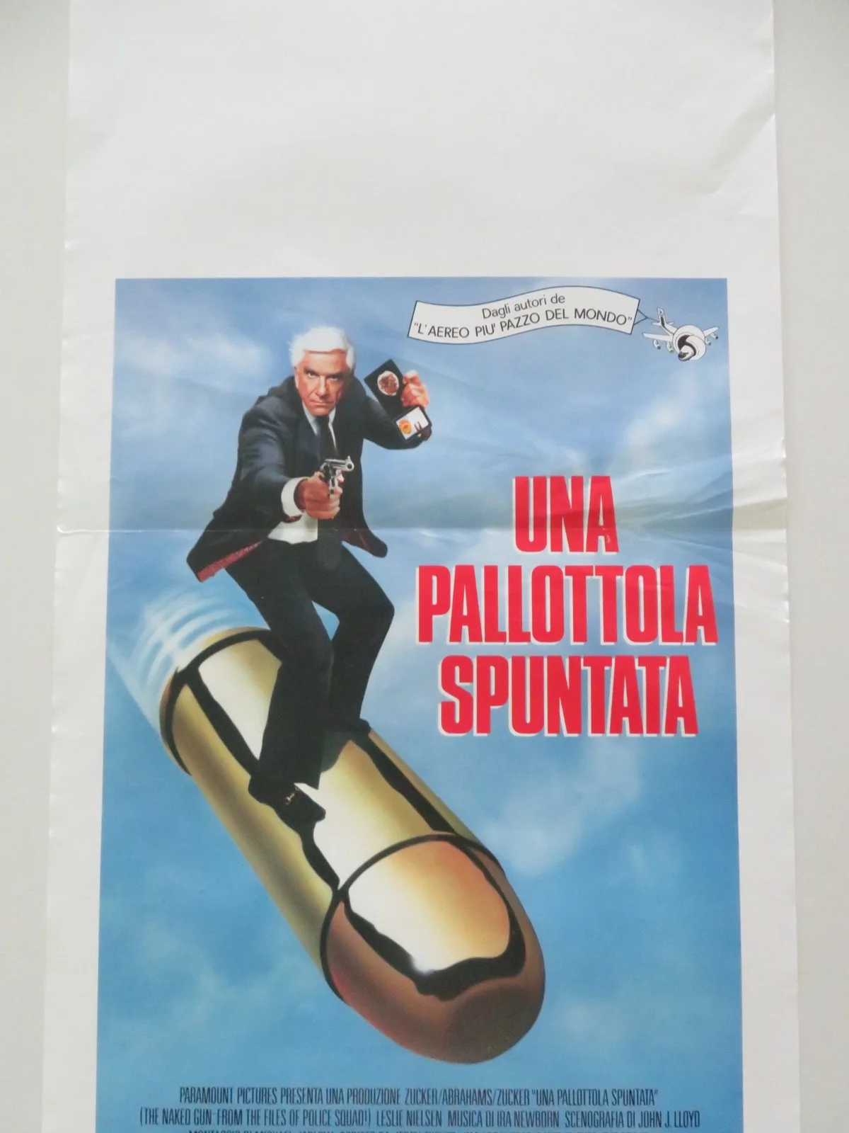 THE NAKED GUN: FROM THE FILES OF POLICE SQUAD! ITALIAN LOCANDINA POSTER 1989, изображение 3