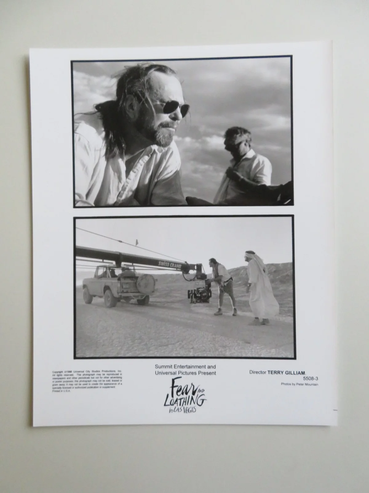 FEAR AND LOATHING IN LAS VEGAS PRESS KIT 1998 JOHNNY DEPP BENICIO DEL TORO, изображение 5