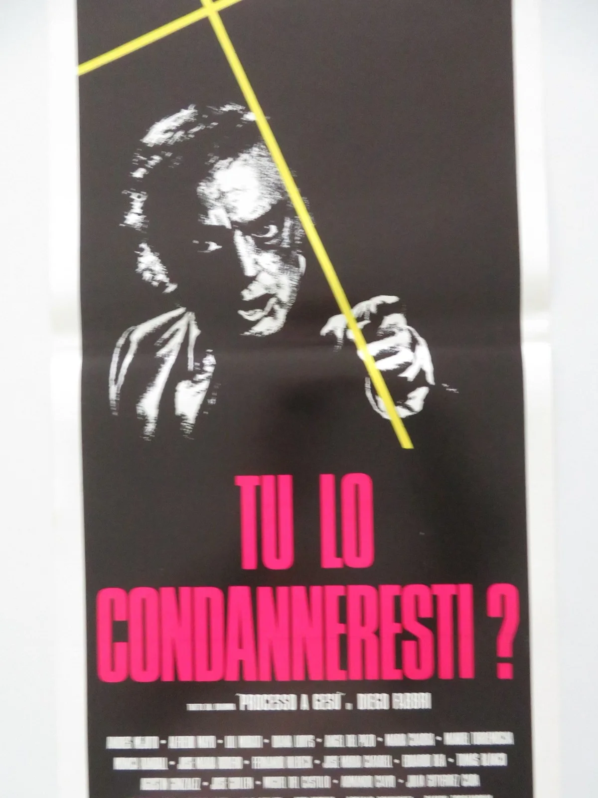 PROCESO A JESUS ITALIAN LOCANDINA POSTER ANDRES MEJUTO ALFREDO MAYO 1975, изображение 3