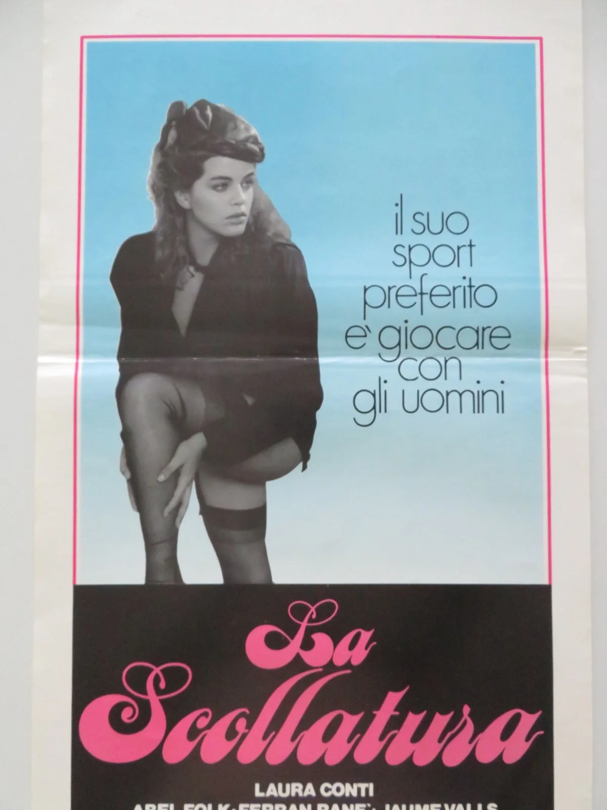 L'ESCOT ITALIAN LOCANDINA POSTER LAURA CONTI ABEL FOLK 1988, изображение 3