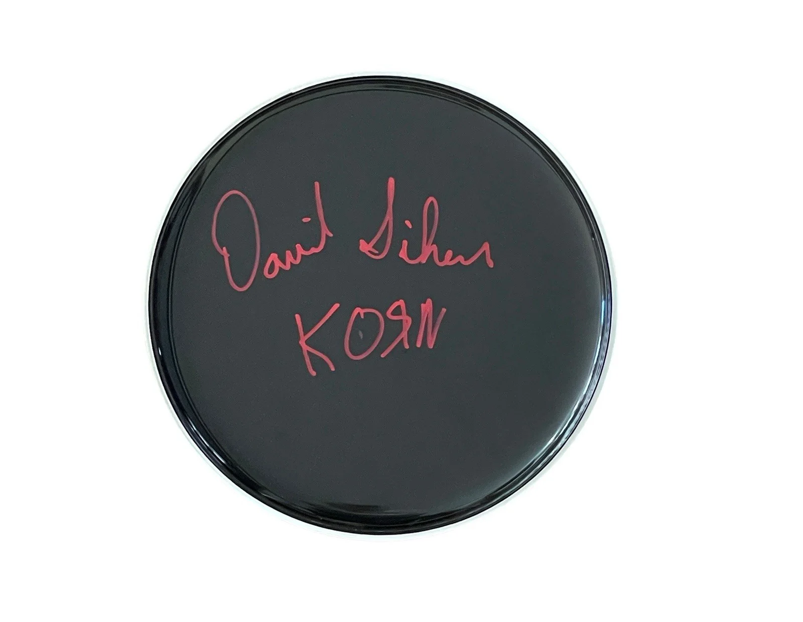 Korn Rare Autographed Signed 12" Drumhead David Silveria JSA COA Dave Nu Metal, image 2
