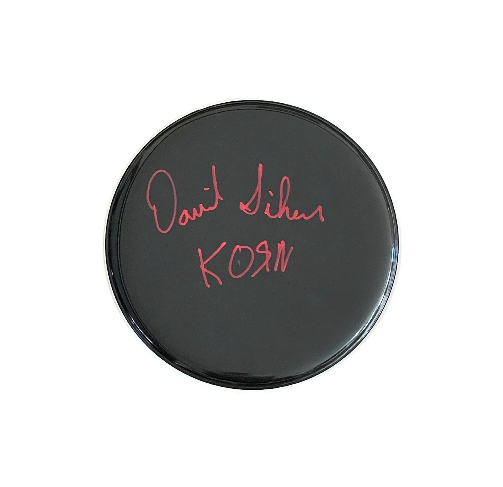 Korn Rare Autographed Signed 12" Drumhead David Silveria JSA COA Dave Nu Metal, image 3