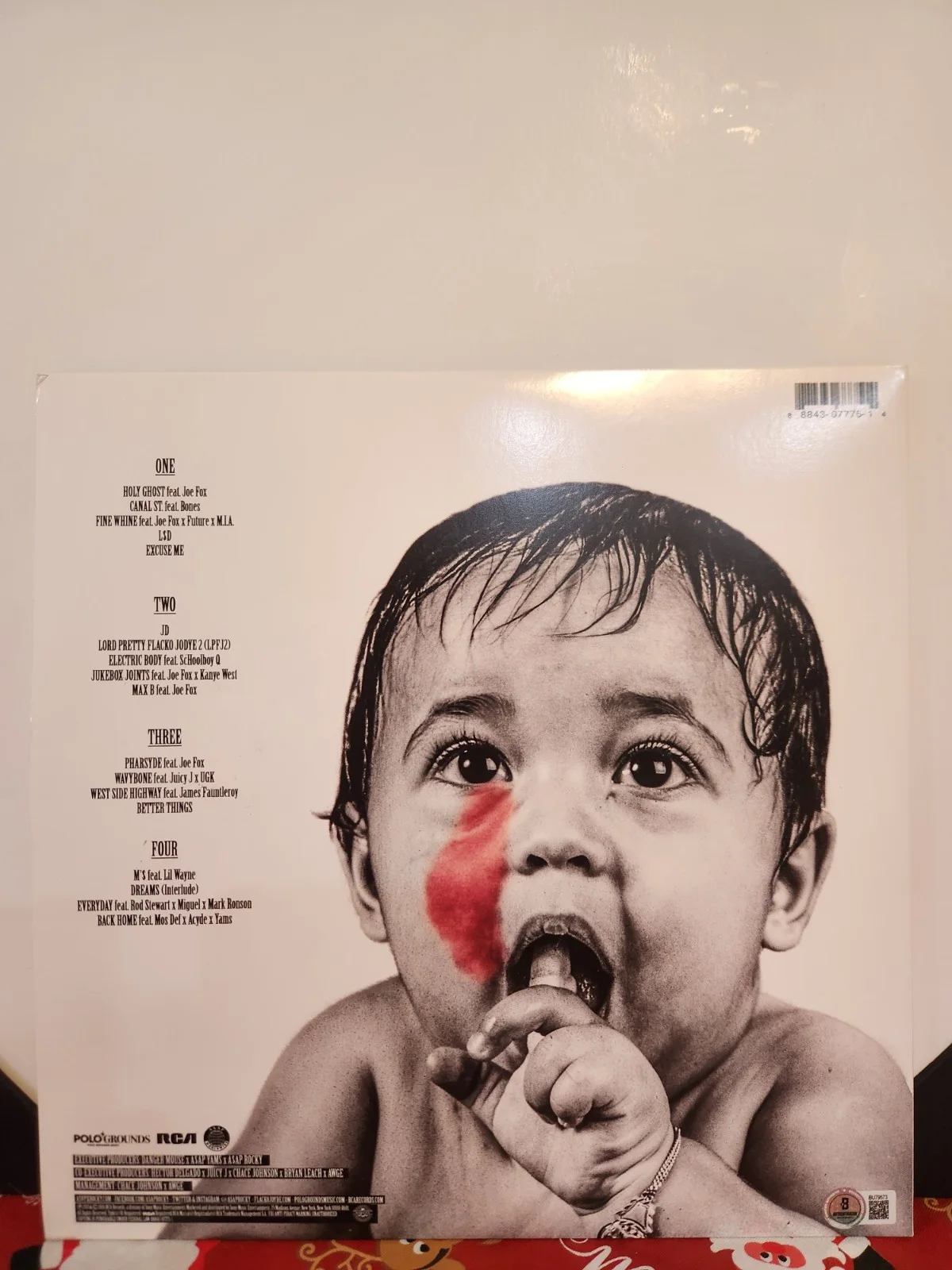 ASAP Rocky Autographed Signed At Long Last A$AP Vinyl Rapper Rihanna Ferg COA, изображение 5