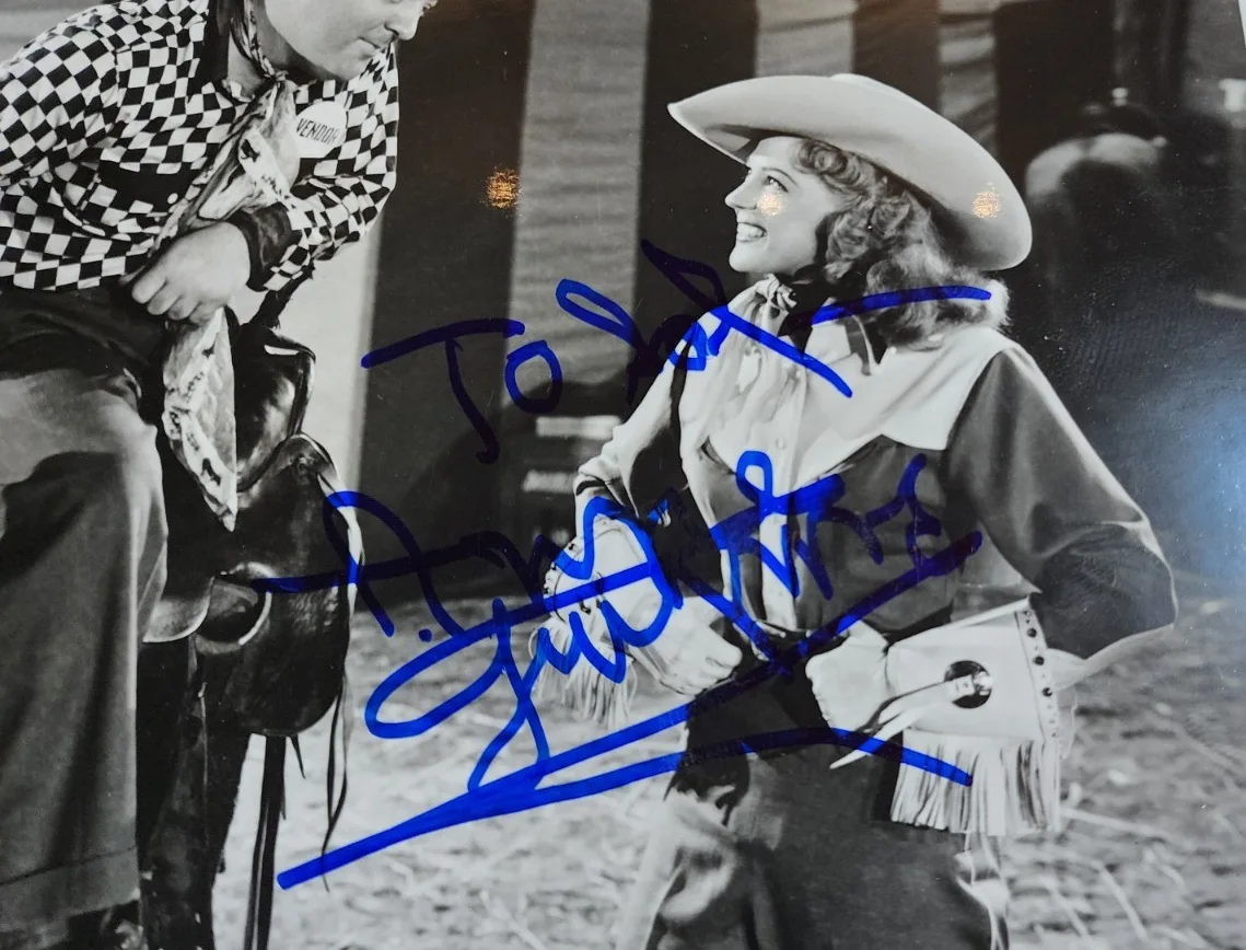 Anne Gwynne — ANNE GWYNNE Autographed / SIGNED Photo w/ Abbott & Costello - "Ride Em Cowboy", изображение 4