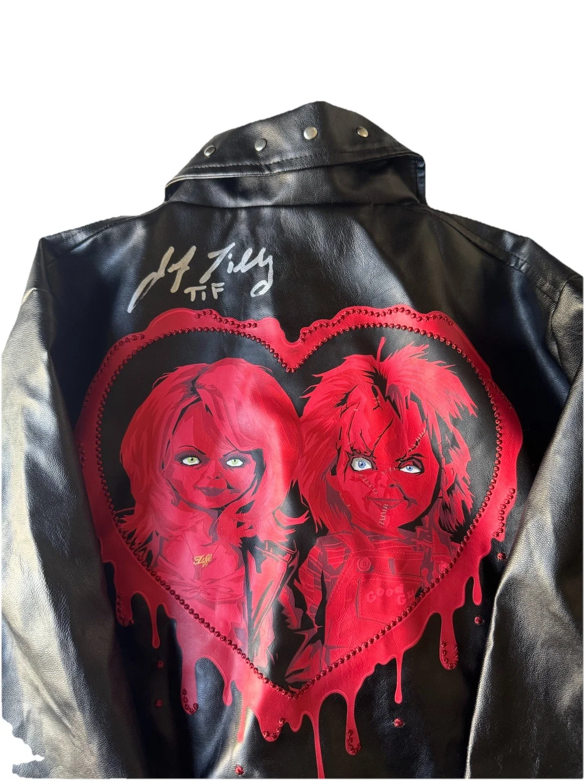 jennifer tilly — jennifer tilly signed One of A kind Rare Tiffany Sm Jacket Seed of Chucky Swau, изображение 3
