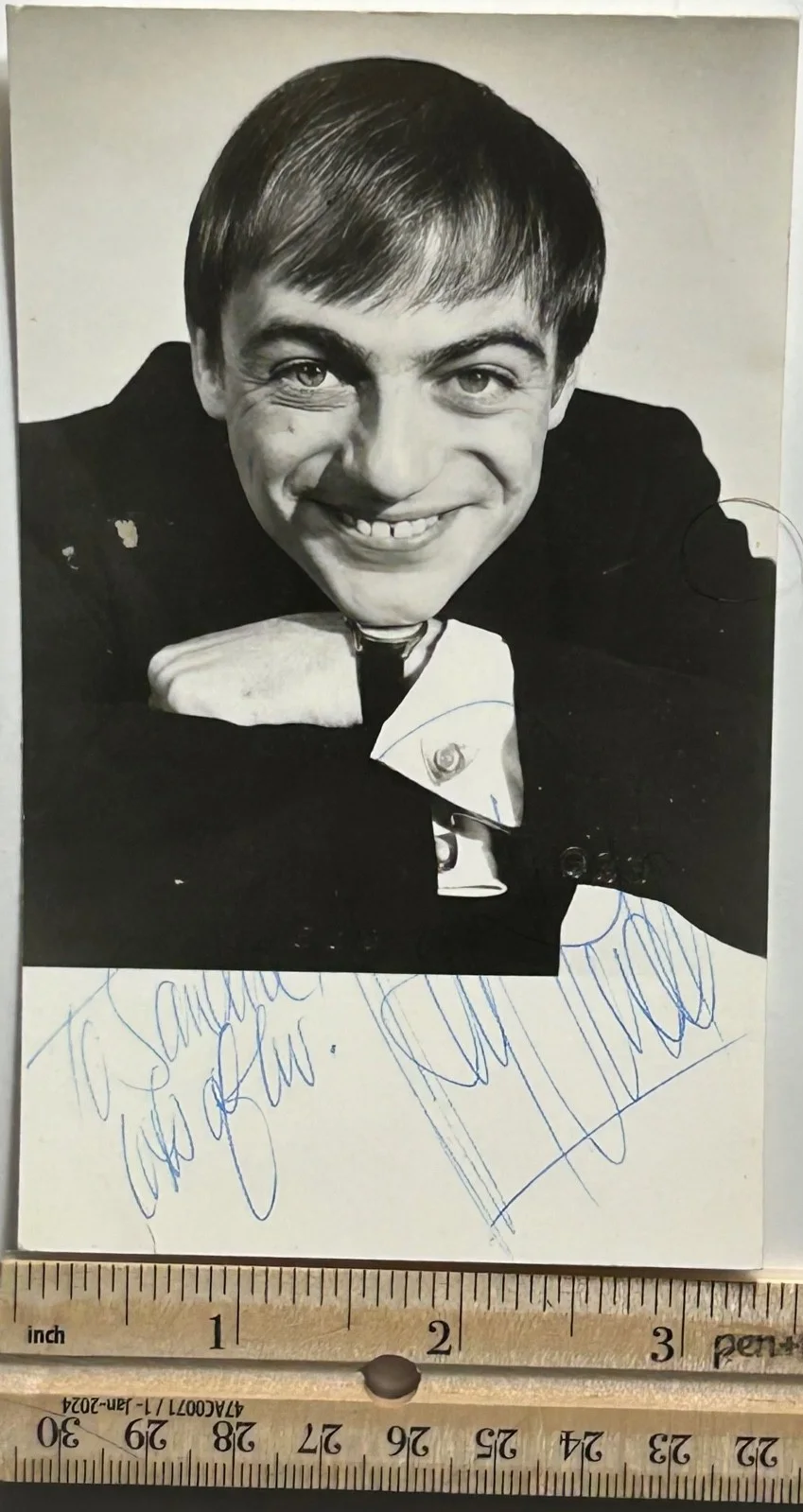 ROY HUDD—SIGNED PHOTO—UK Comic—UP POMPEII•ALF GARNETT•UP THE-CHASTITY BELT•ROBOT, изображение 2