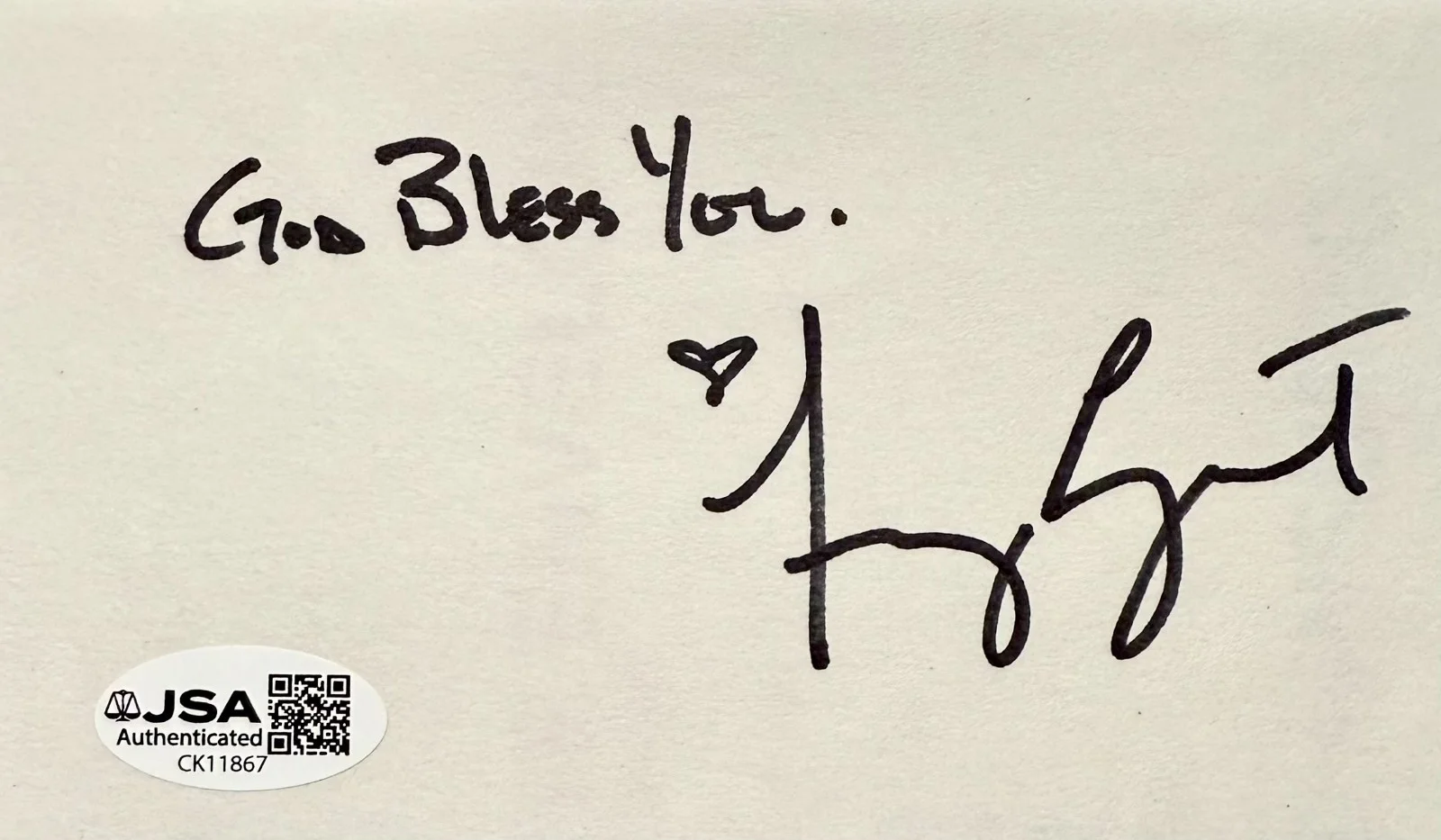 AMY GRANT Signed Autographed 3 x 5 INDEX CARD Christian Pop Music JSA CERTIFIED, изображение 3