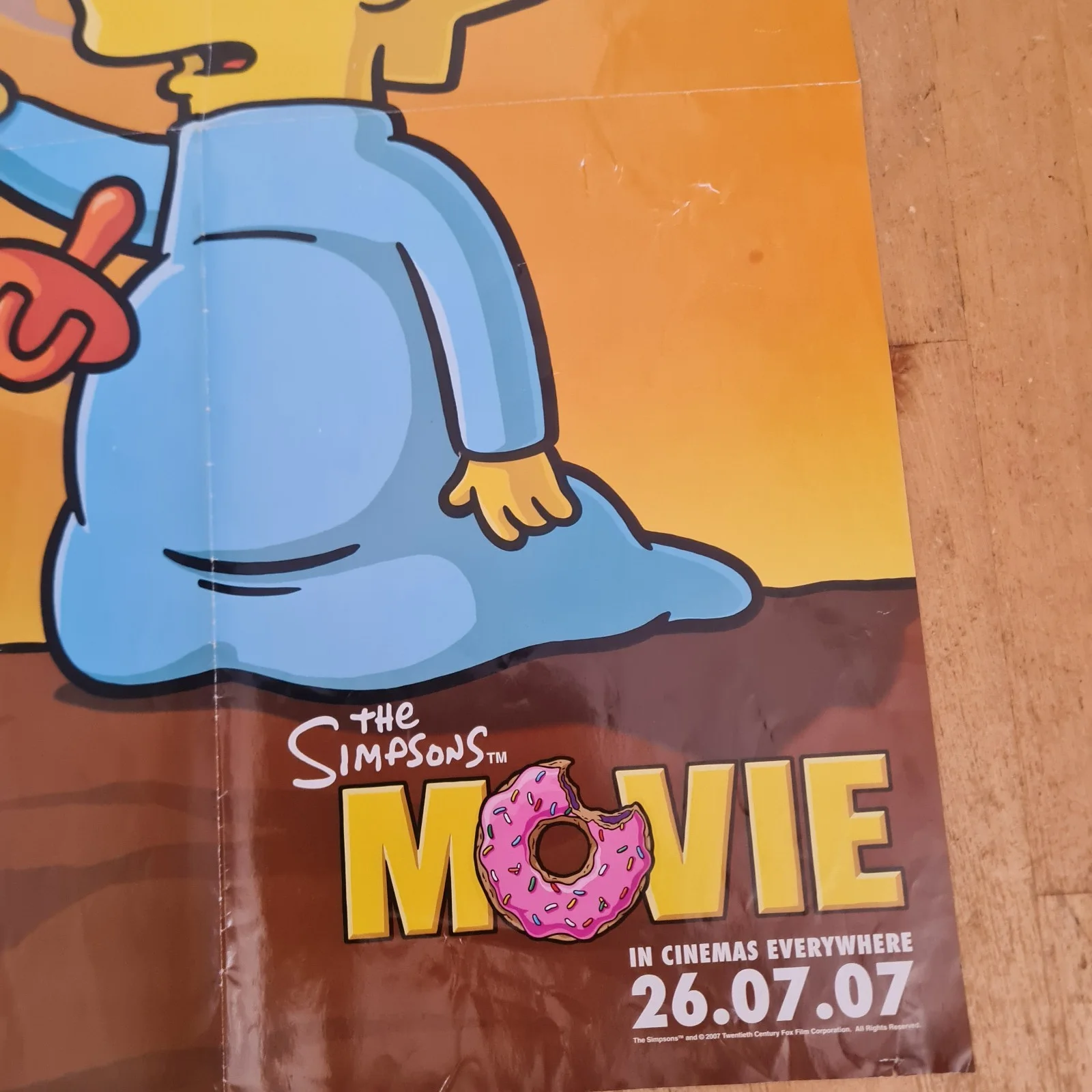 The Simpsons Movie Promotional Poster Maggie 2007 The Sun, изображение 2