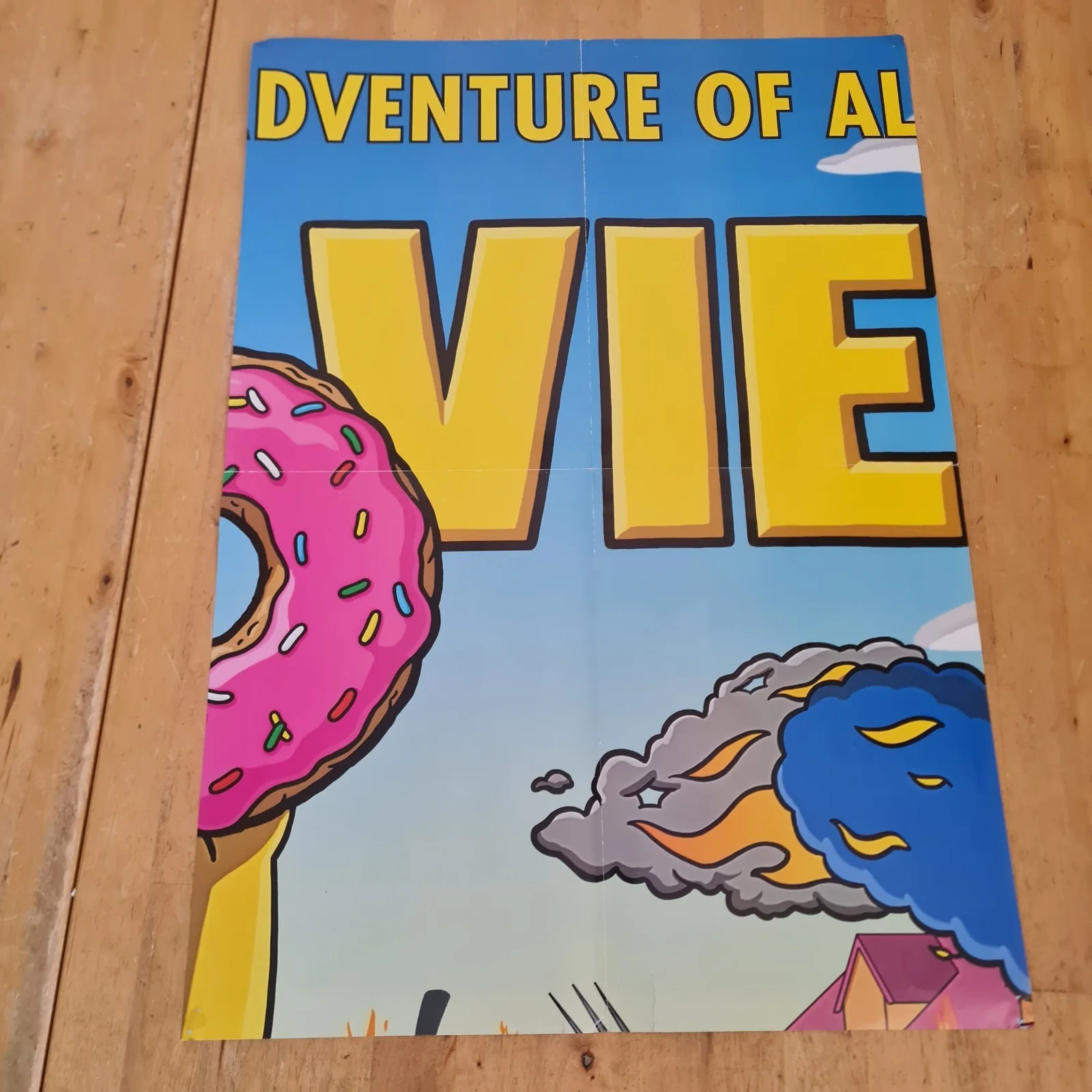 The Simpsons Movie Promotional Poster Homer Demolition 2007 The Sun, изображение 3