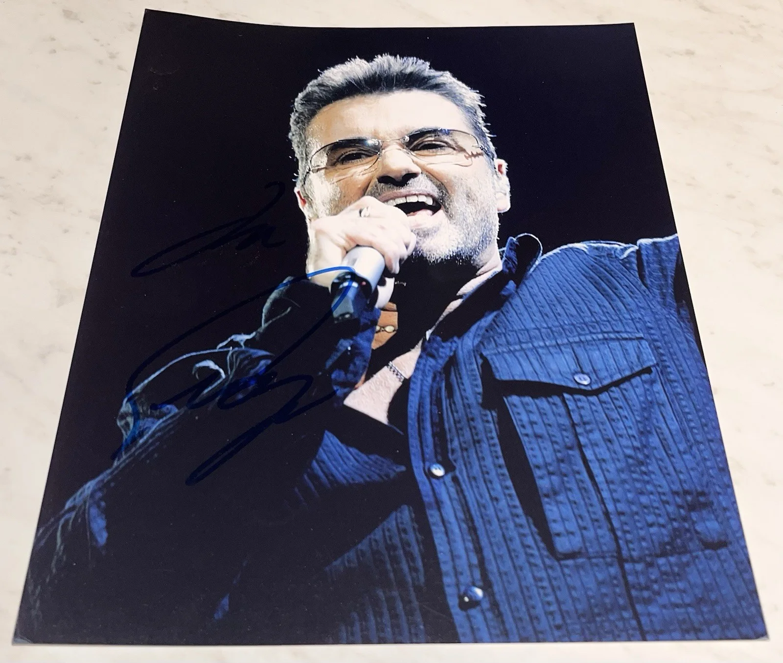 George Michael Signed Photo Wham, image 2