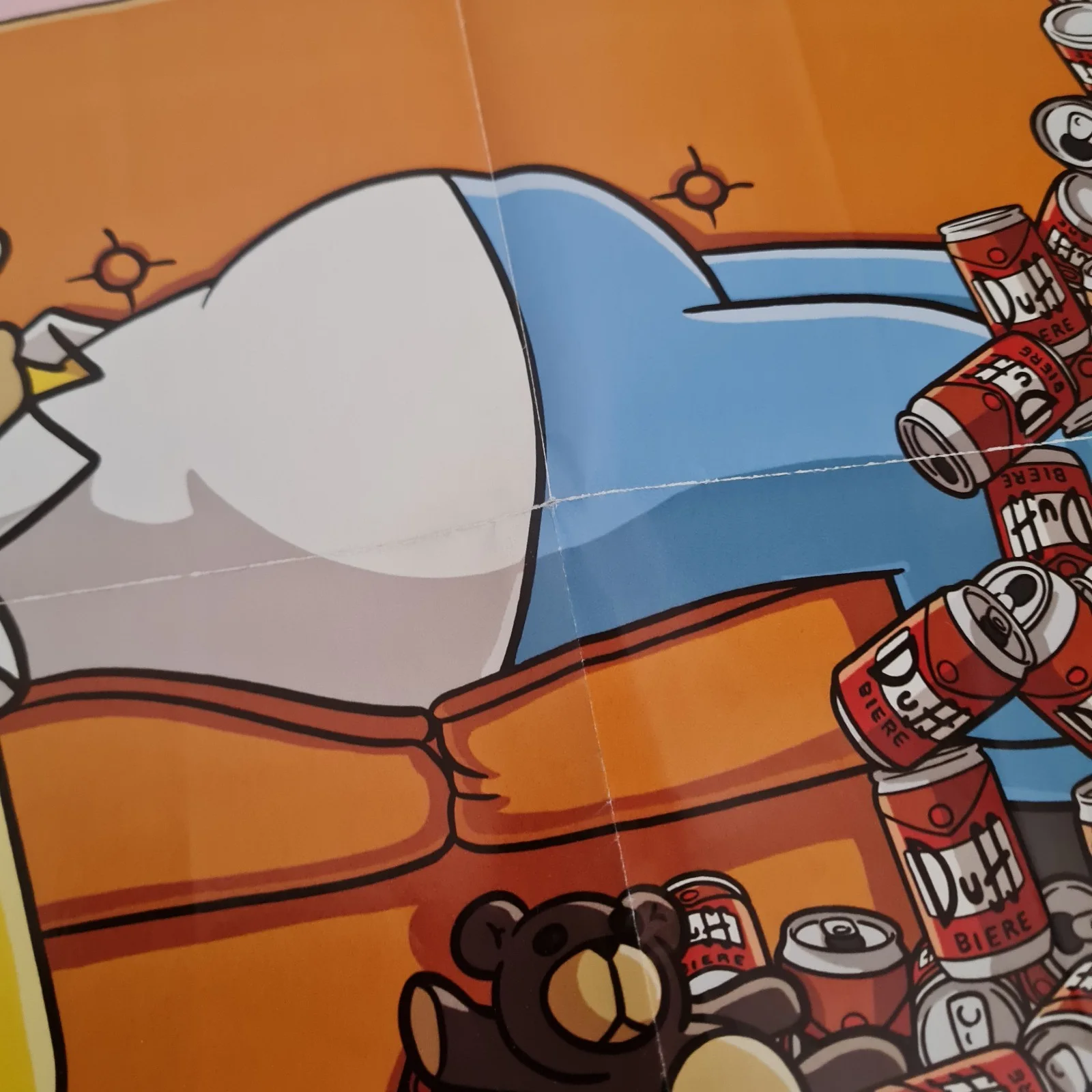 The Simpsons Movie Promotional Poster Homer Couch 2007 The Sun, изображение 2