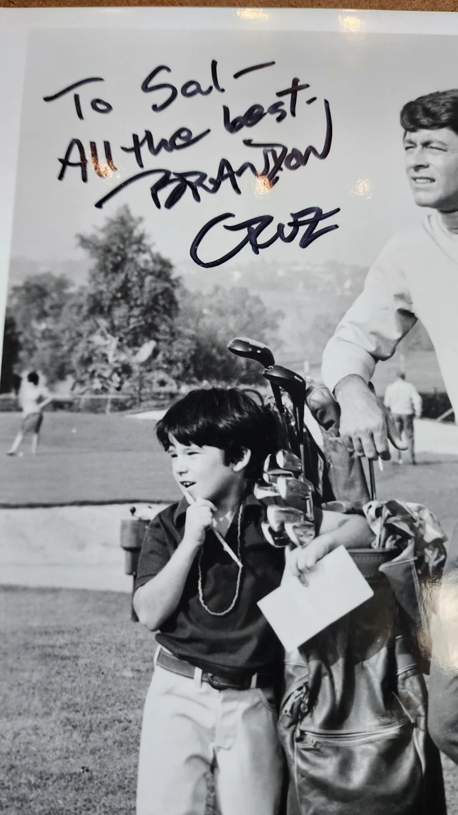 Brandon Cruz — Photo of BRANDON CRUZ & Bill Bixby - SIGNED / Autographed by Brandon Cruz 8x10, изображение 3