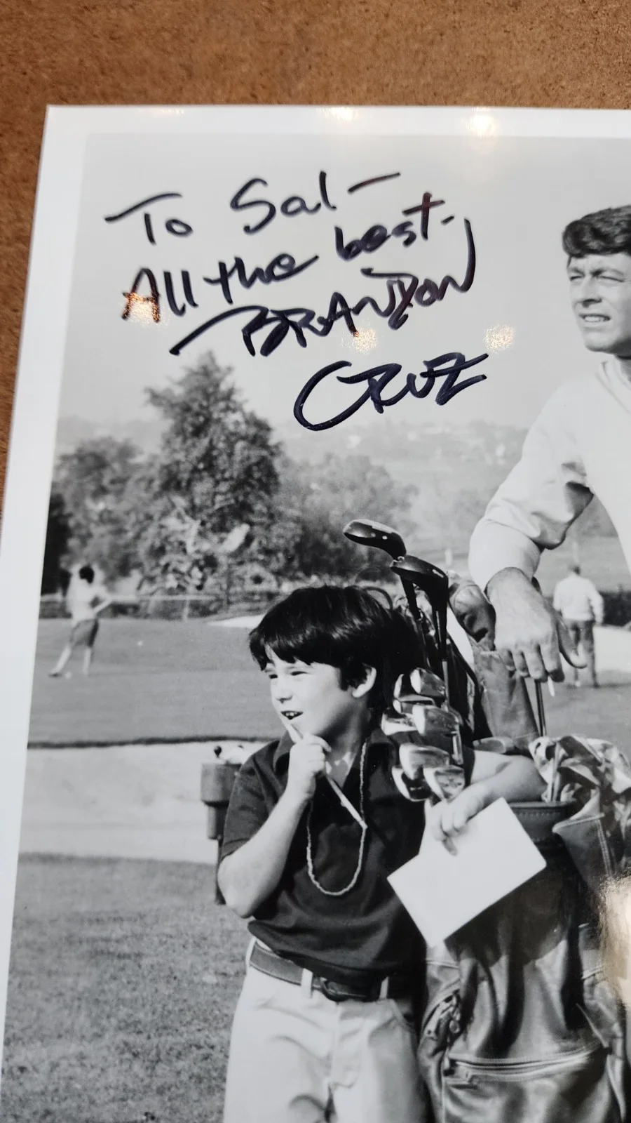 Brandon Cruz — Photo of BRANDON CRUZ & Bill Bixby - SIGNED / Autographed by Brandon Cruz 8x10, изображение 4