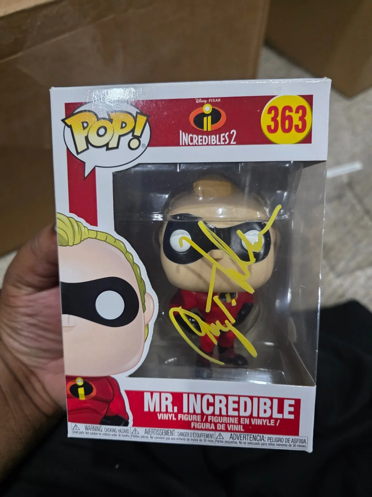 Craig T. Nelson — Craig T Nelson Signed Pixar Incredibles Mr. Incredible Funko POP! JSA