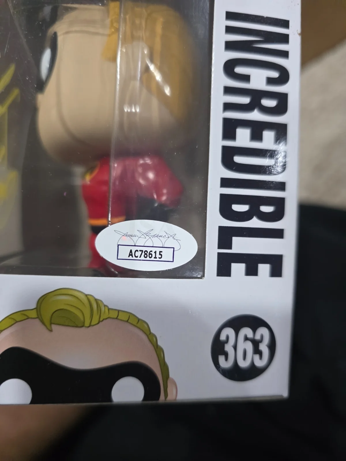 Craig T. Nelson — Craig T Nelson Signed Pixar Incredibles Mr. Incredible Funko POP! JSA, изображение 2