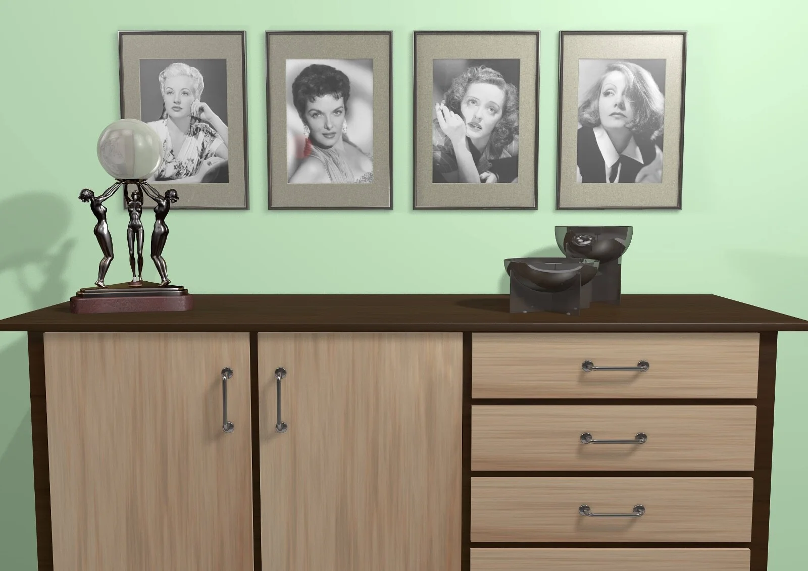 Ingrid Pitt Unique Oils Illustration #05 (A4 Size-210 x 297mm-8.5" x 11.75"), image 2