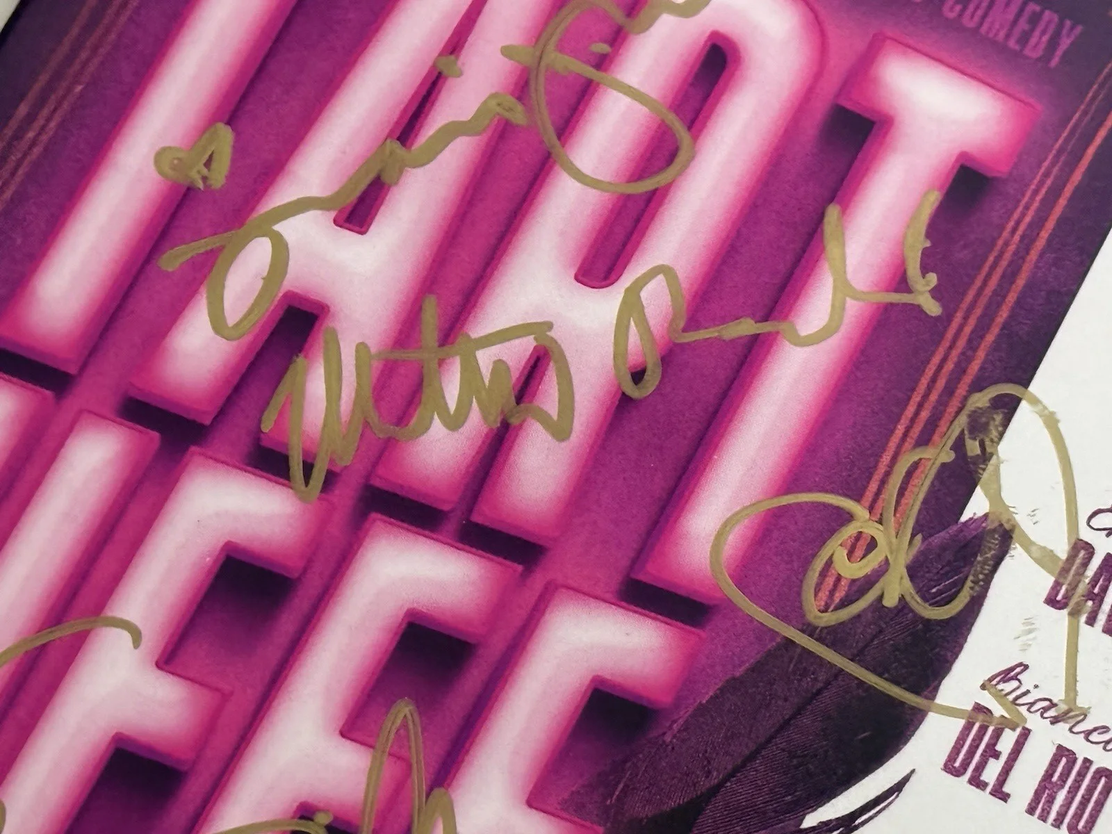Matthew Broderick, cast members — Tartuffe Matthew Broderick cast signed +7 Off Broadway Playbill Program, image 2
