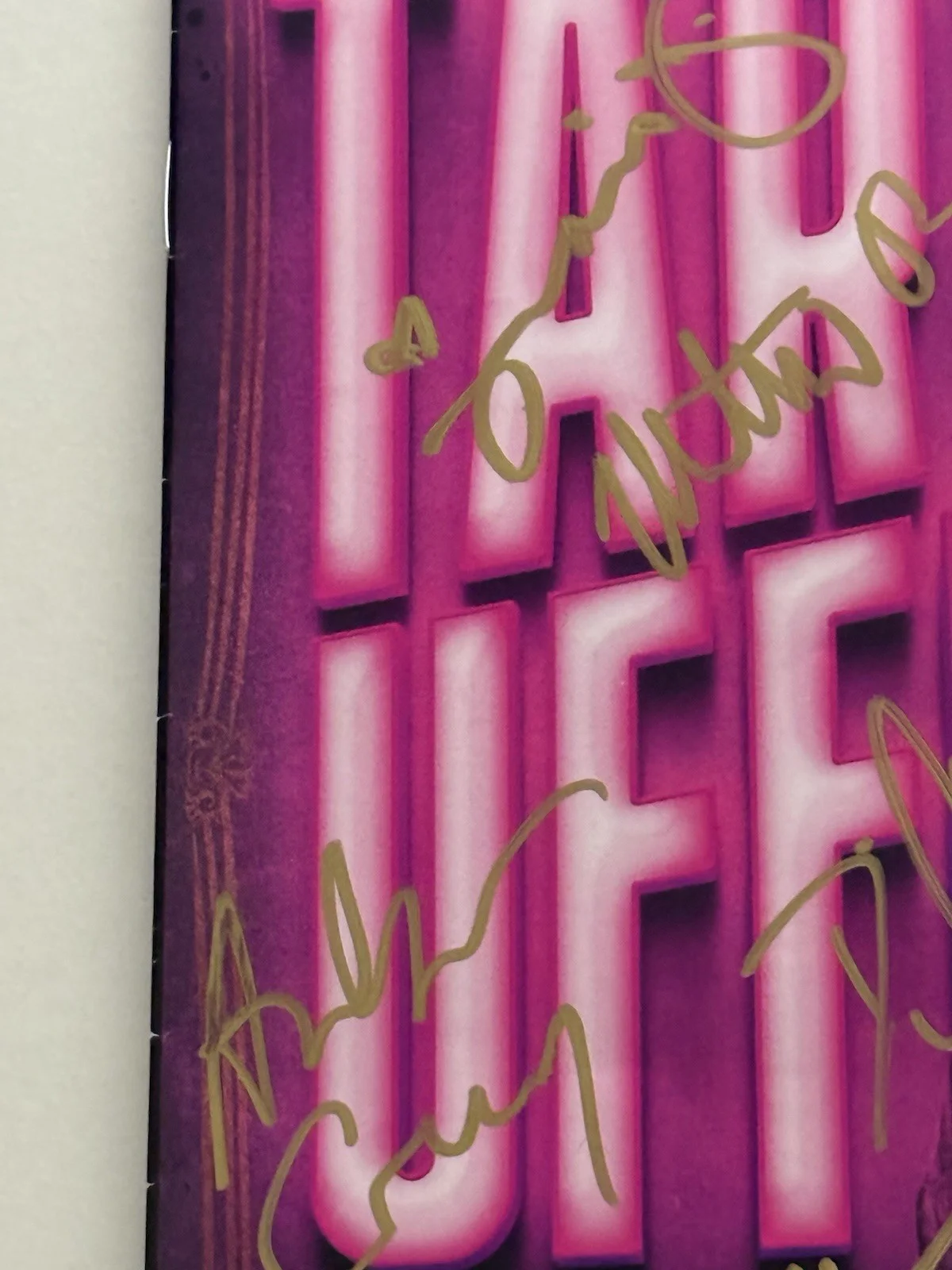 Matthew Broderick, cast members — Tartuffe Matthew Broderick cast signed +7 Off Broadway Playbill Program, image 3