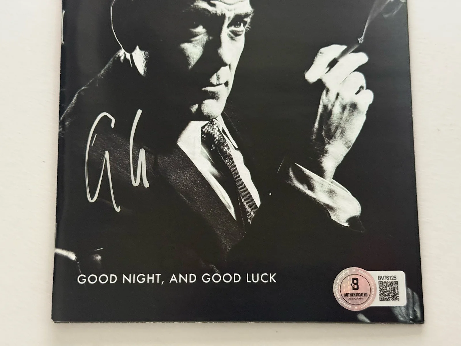 George Clooney — George Clooney Signed Good Night And Good Luck Broadway Playbill Beckett BAS, изображение 5