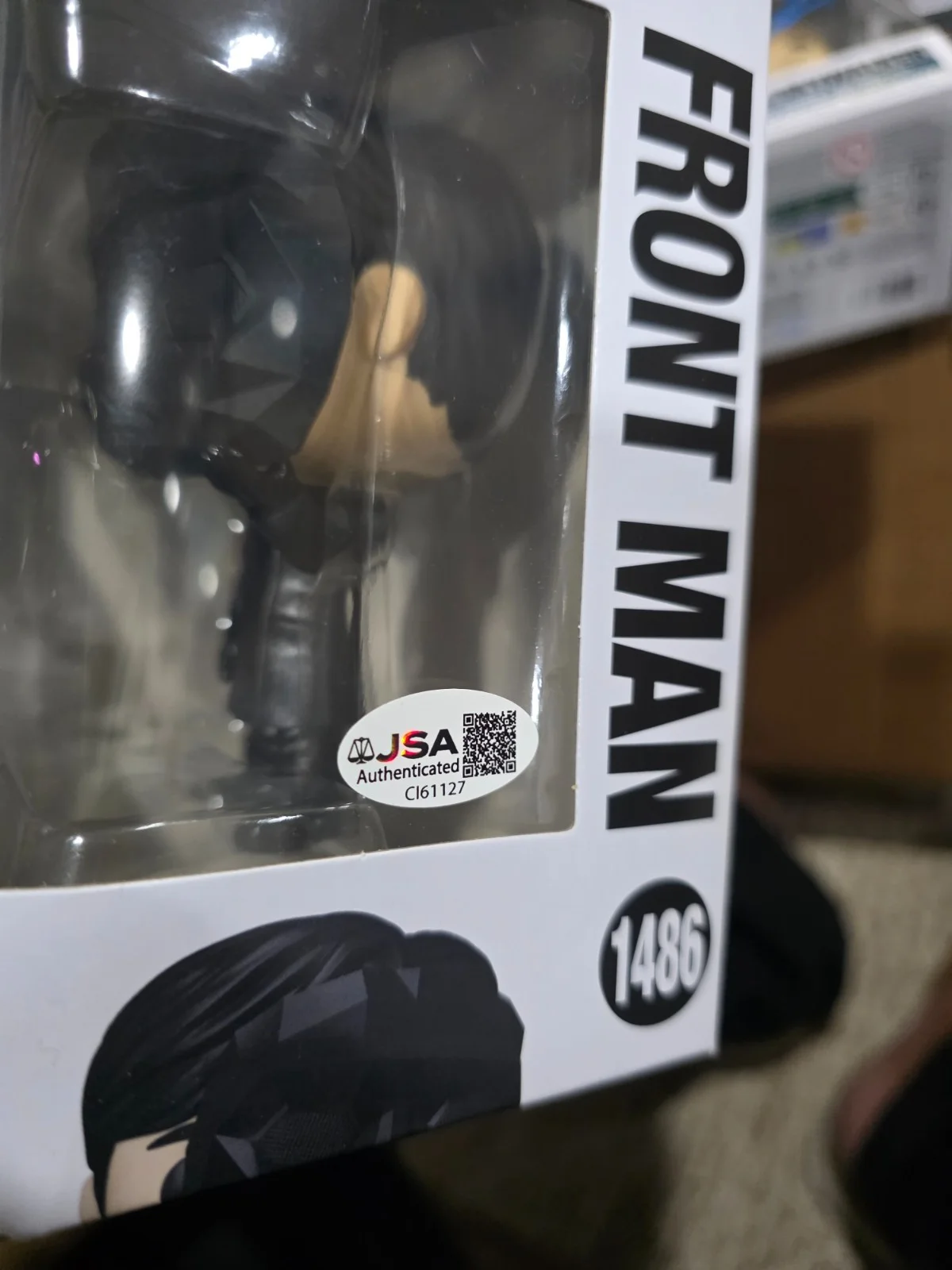 BYUNG HUN LEE — BYUNG HUN LEE SQUID GAMES FRONT MAN AUTOGRAPHED SIGNED FUNKO POP coa jsa, image 2