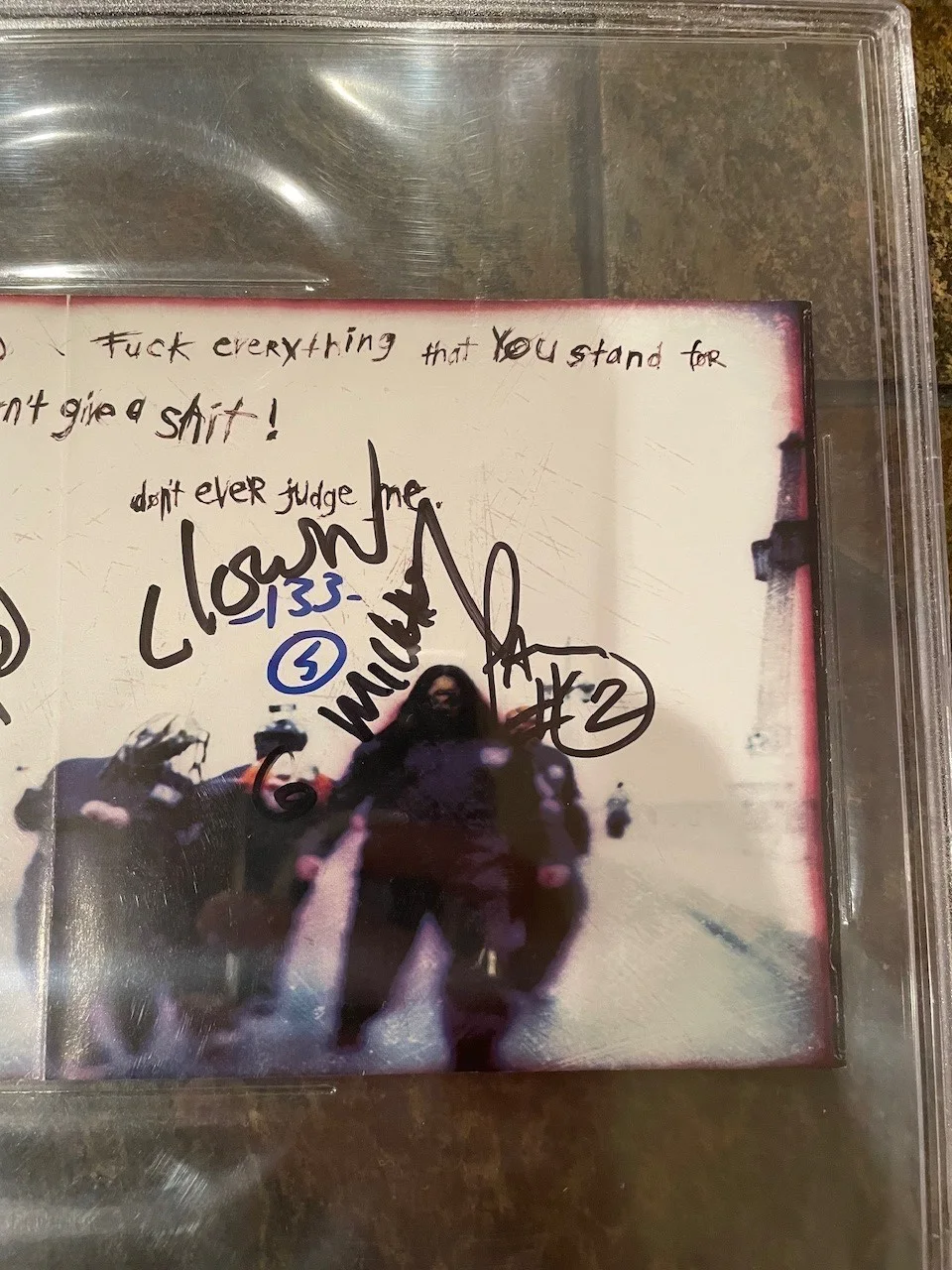 SIGNED - Slipknot "Self-Titled" *RARE* CD Booklet (9 OG Members) - BAS Beckett, image 4