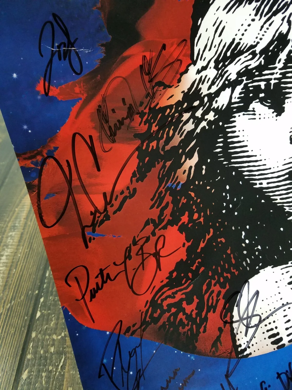 entire cast — Les Miserable Autograph SIGNED by CAST Poster with Lots of Signatures 22" x 14", изображение 4
