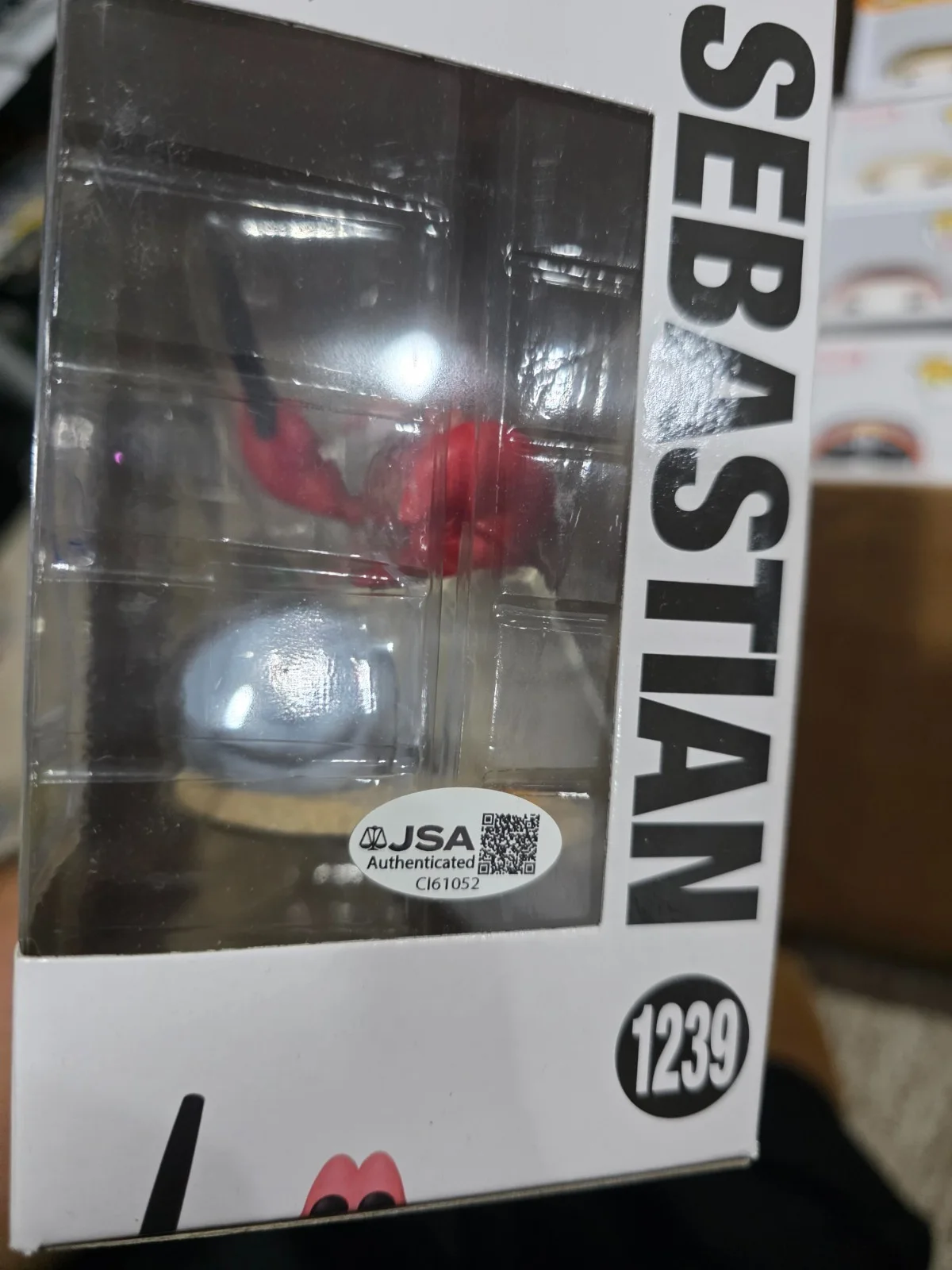 Daveed Diggs — Daveed Diggs Signed Sebastian The Little Mermaid Funko Pop Autograph jsa coa, изображение 2