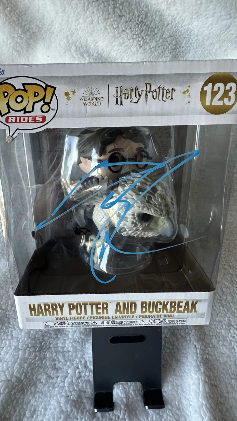 Daniel Radcliffe — Daniel Radcliffe Signed Harry Potter w/ Buckbeak Funko Pop Auto COA, изображение 2