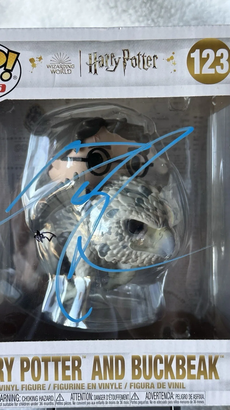 Daniel Radcliffe — Daniel Radcliffe Signed Harry Potter w/ Buckbeak Funko Pop Auto COA, изображение 3