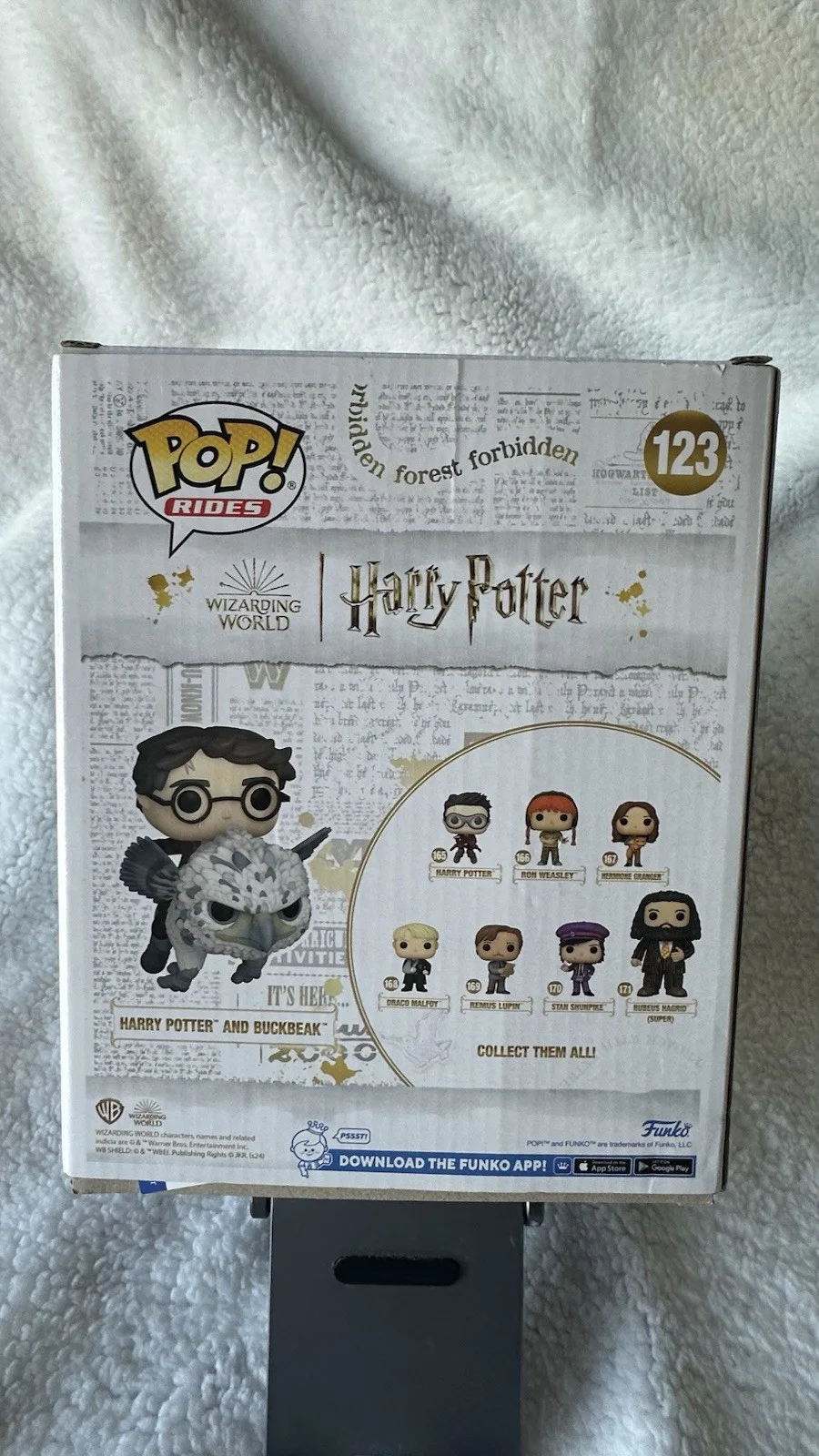 Daniel Radcliffe — Daniel Radcliffe Signed Harry Potter w/ Buckbeak Funko Pop Auto COA, изображение 5
