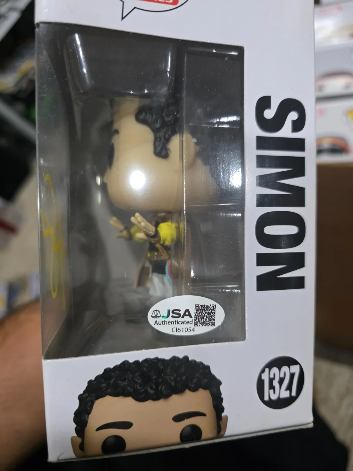 Justice Smith Signed Autographed Dungeons And Dragons Funko Pop coa jsa, image 2