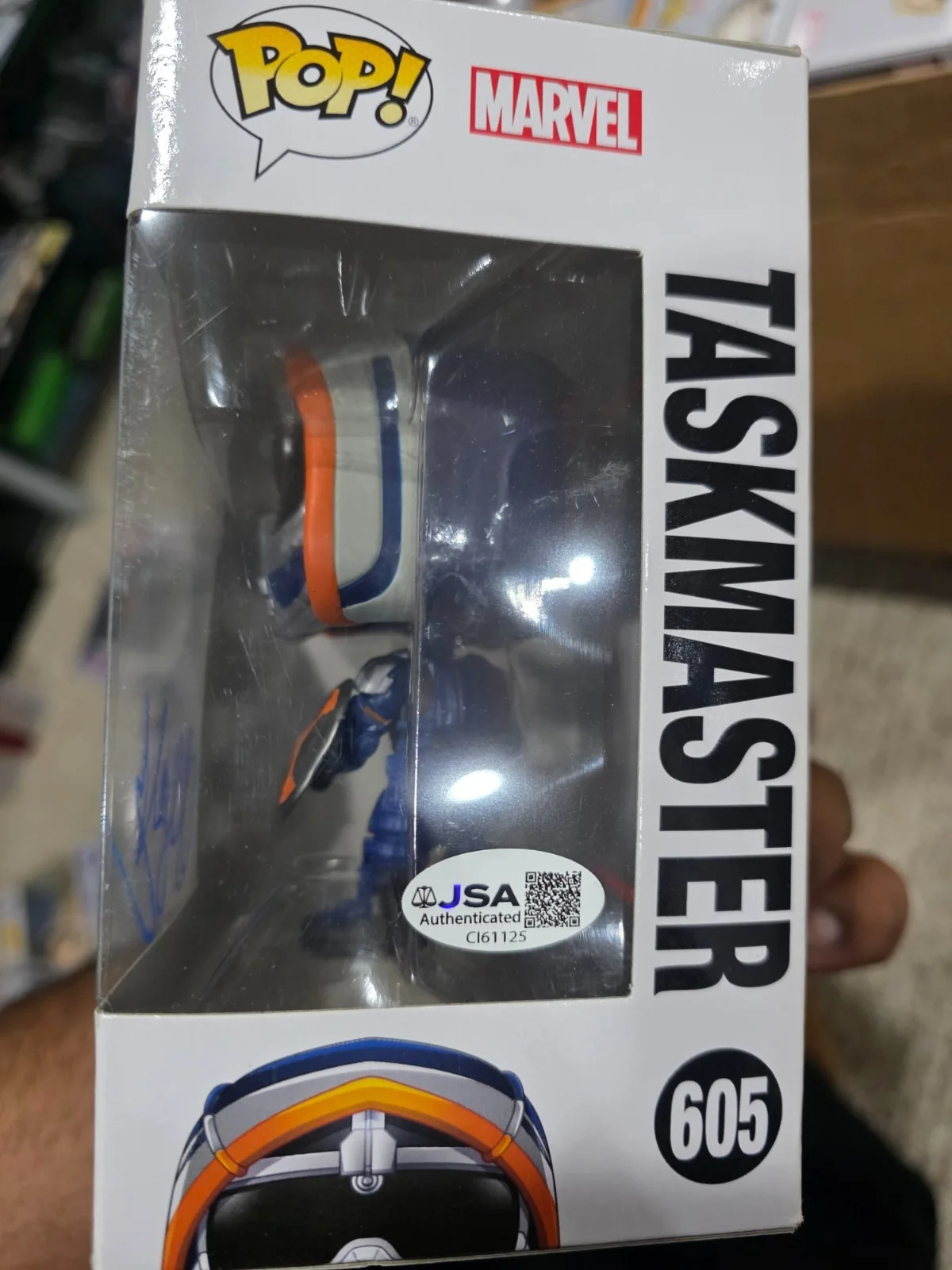 Olga Kurylenko — Olga Kurylenko Signed Autograph Black Widow Taskmaster Ex Funko Pop! coa jsa, image 2