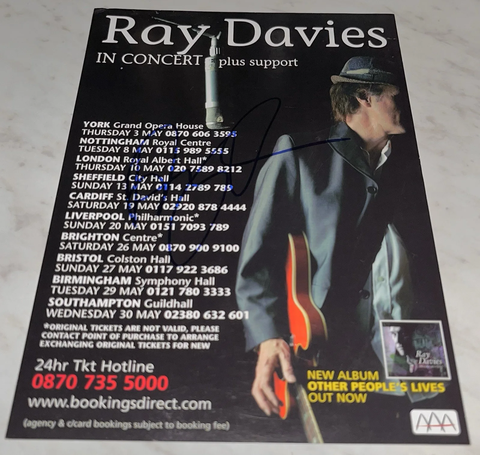 Ray Davies Signed The Kinks, image 2