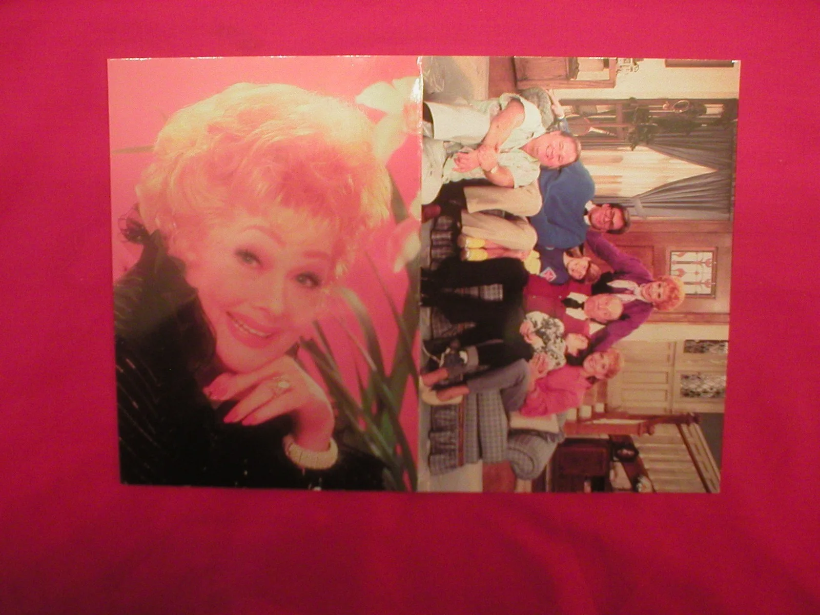 Lucille Ball & Cast — VINTAGE LUCILLE BALL SIGNED PHOTO & CAST OF LIFE WITH LUCY.