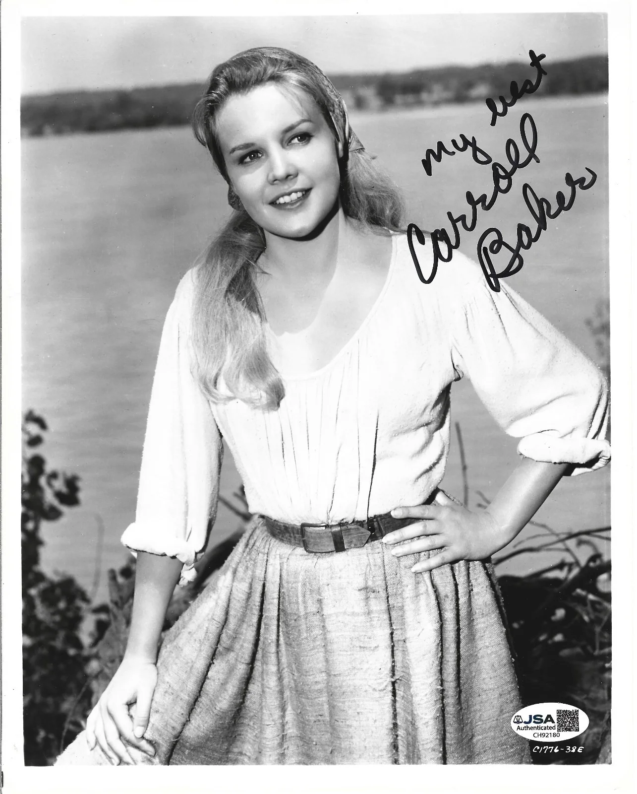 Carroll Baker — Carroll Baker SIGNED 1962 How The West Was Won Promo Photo JSA COA Autographed