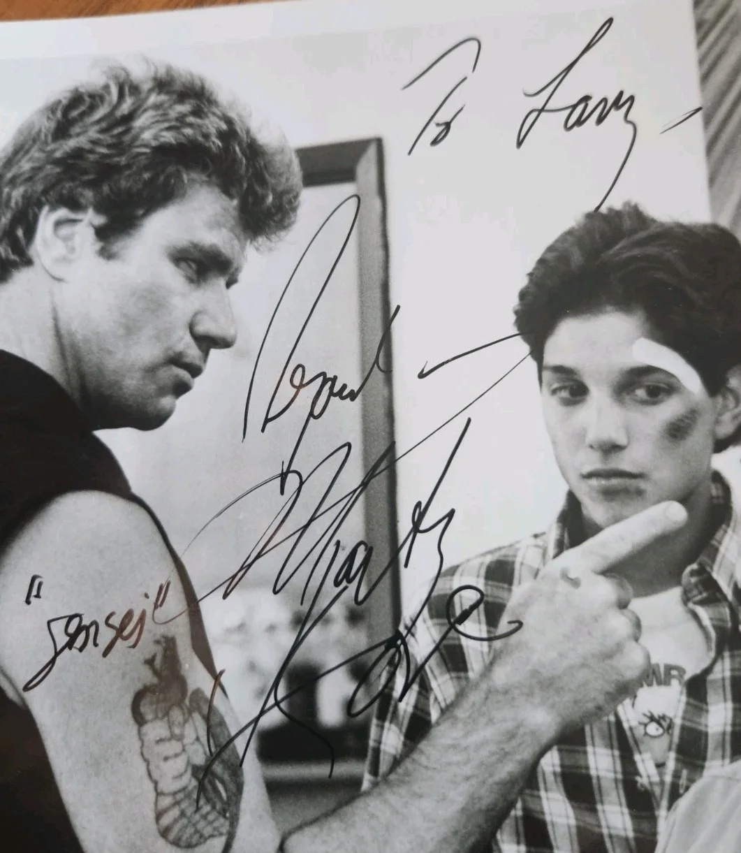 Martin Kove — Martin Kove signed vintage 8"x10" photo, 1984 "The Karate Kid" promo photo, изображение 2