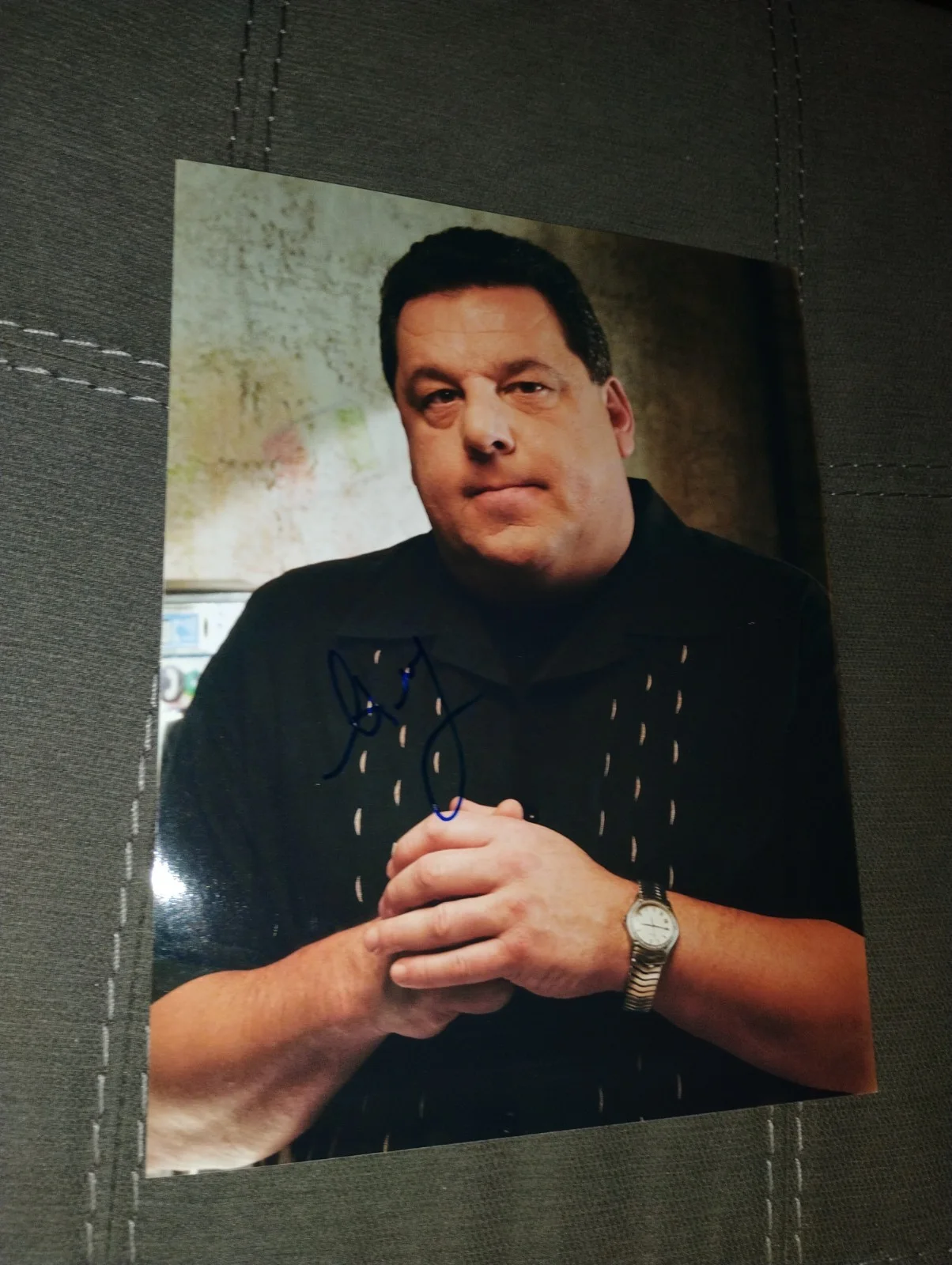 Steve Schirripa — Steve Schirripa The Sopranos Bobby Bacala Baccalieri Autographed Photo 8.5x11, image 2