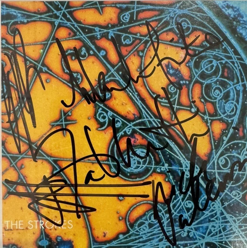 The Strokes Signed Entire Band (Is This It) 6x12 CD Cover Framed JSA, изображение 2