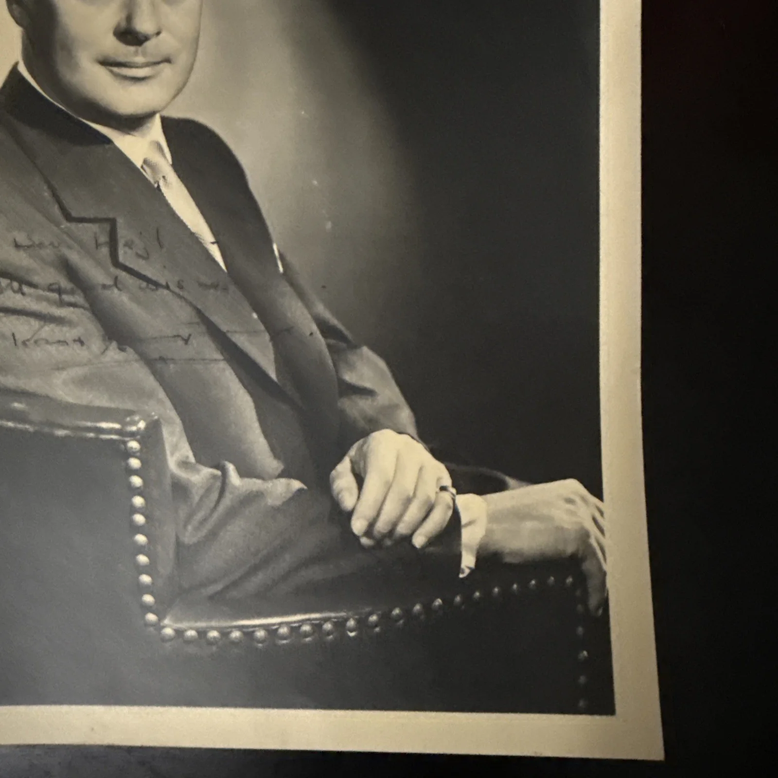 Robert Montgomery — CLASSIC VINTAGE 8X10 GLOSSY SIGNED PHOTO OF LEGENDARY ACTOR ROBERT MONTGOMERY, изображение 5