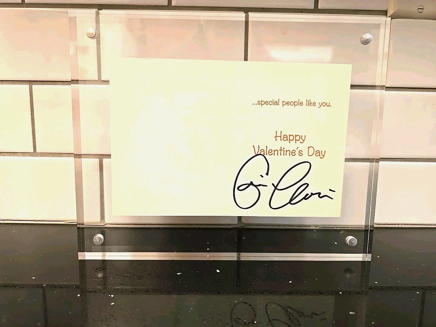 Eric Clapton — ERIC CLAPTON Autograph SIGNED CARD Valentine's Day CREAM REAL ROGER EPPERSON LOA
