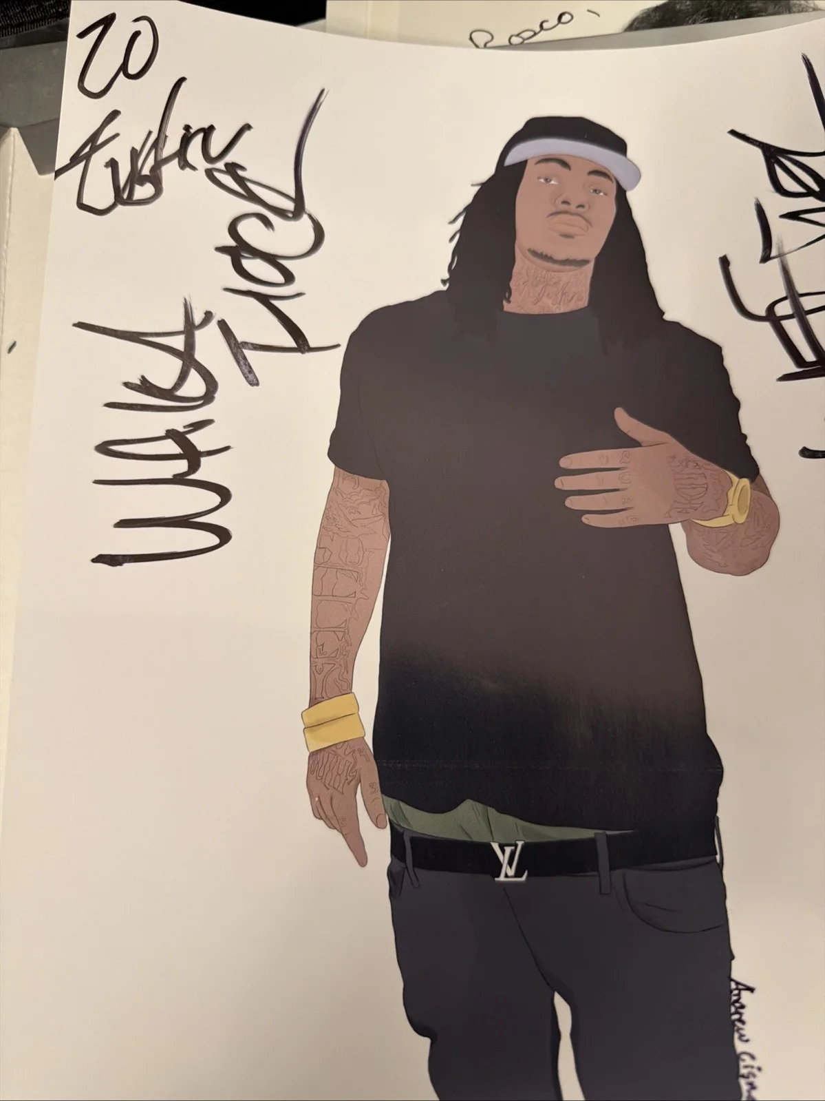 Waka Flocka Signed Autographed 8x10 Photo-No COA, image 2