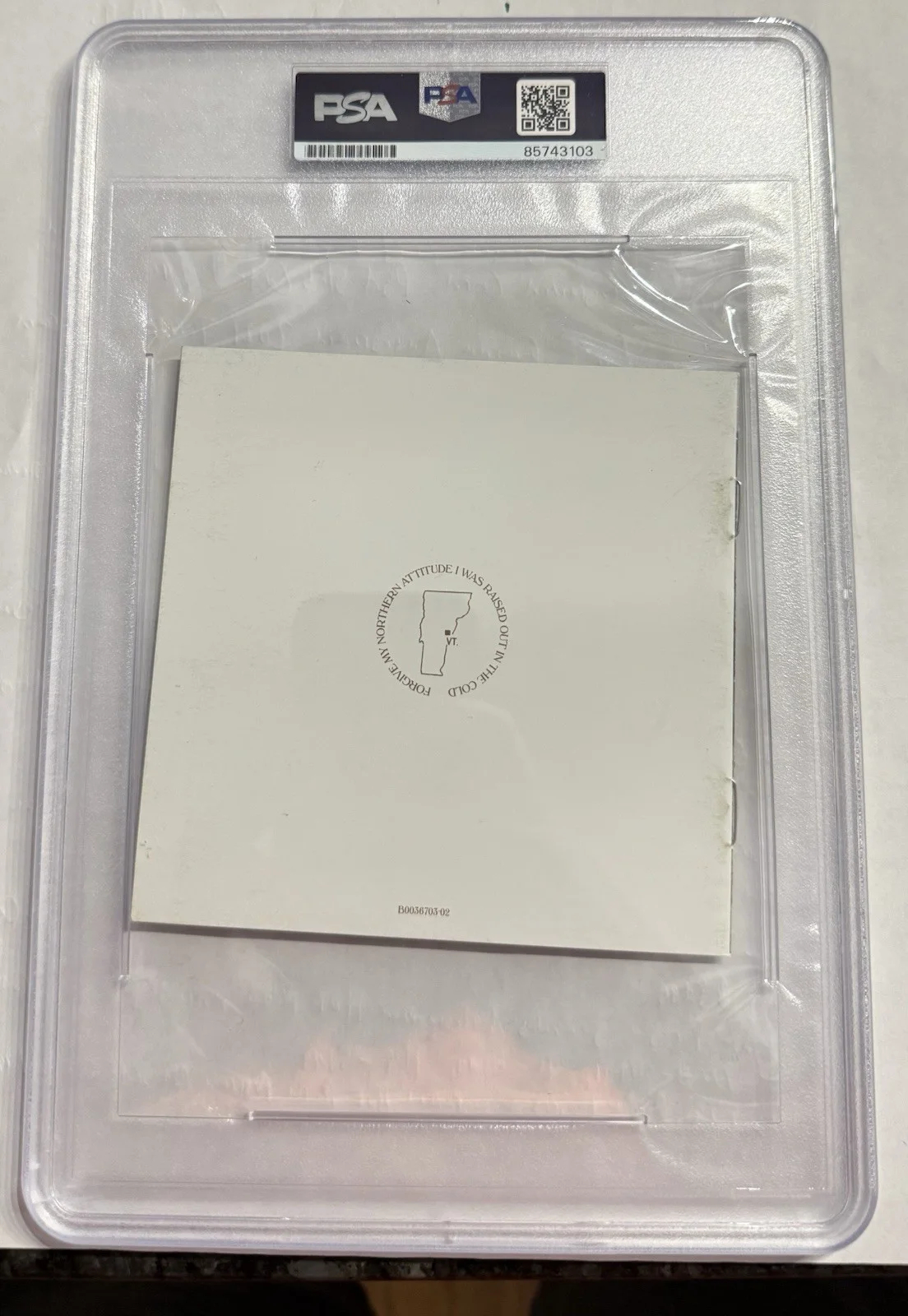 NOAH KAHAN STICK SEASON AUTOGRAPHED CD BOOKLET PSA SLAB COA, image 2