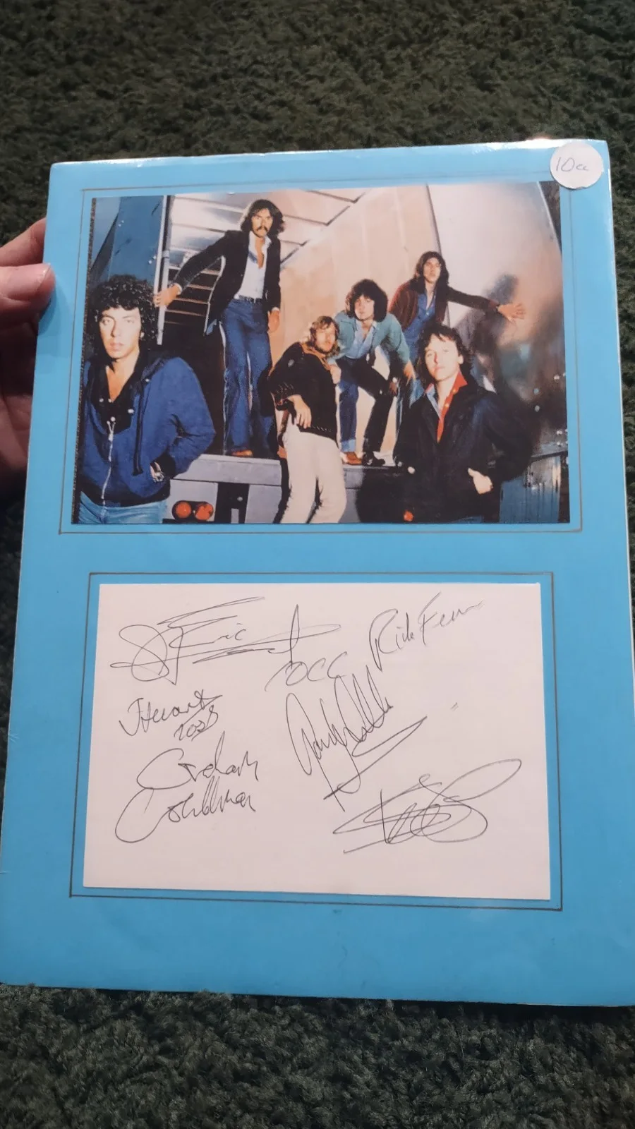 10CC - Signed By 6 Members Including Graham Gouldman, image 2