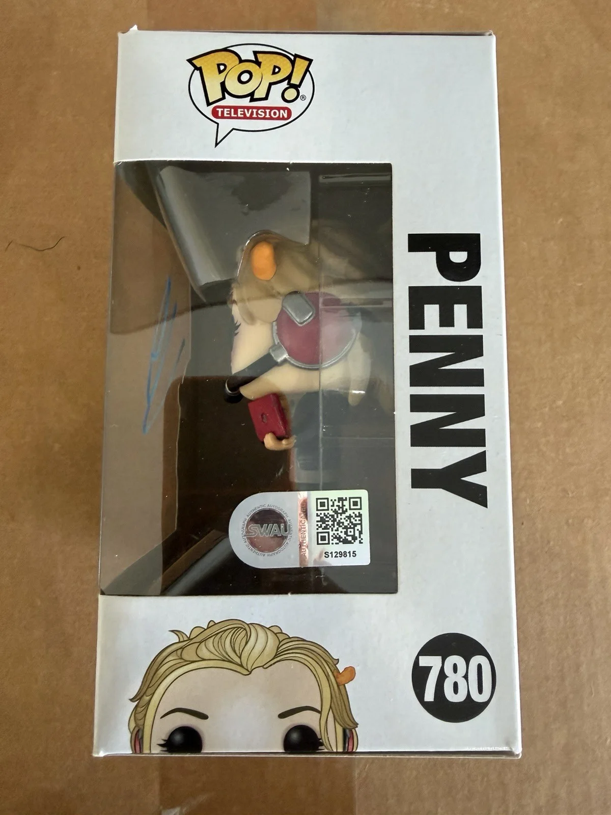 Kaley Cuoco Signed Penny Funko The Big Bang Theory 780 Autograph Proof SWAU COA, изображение 5