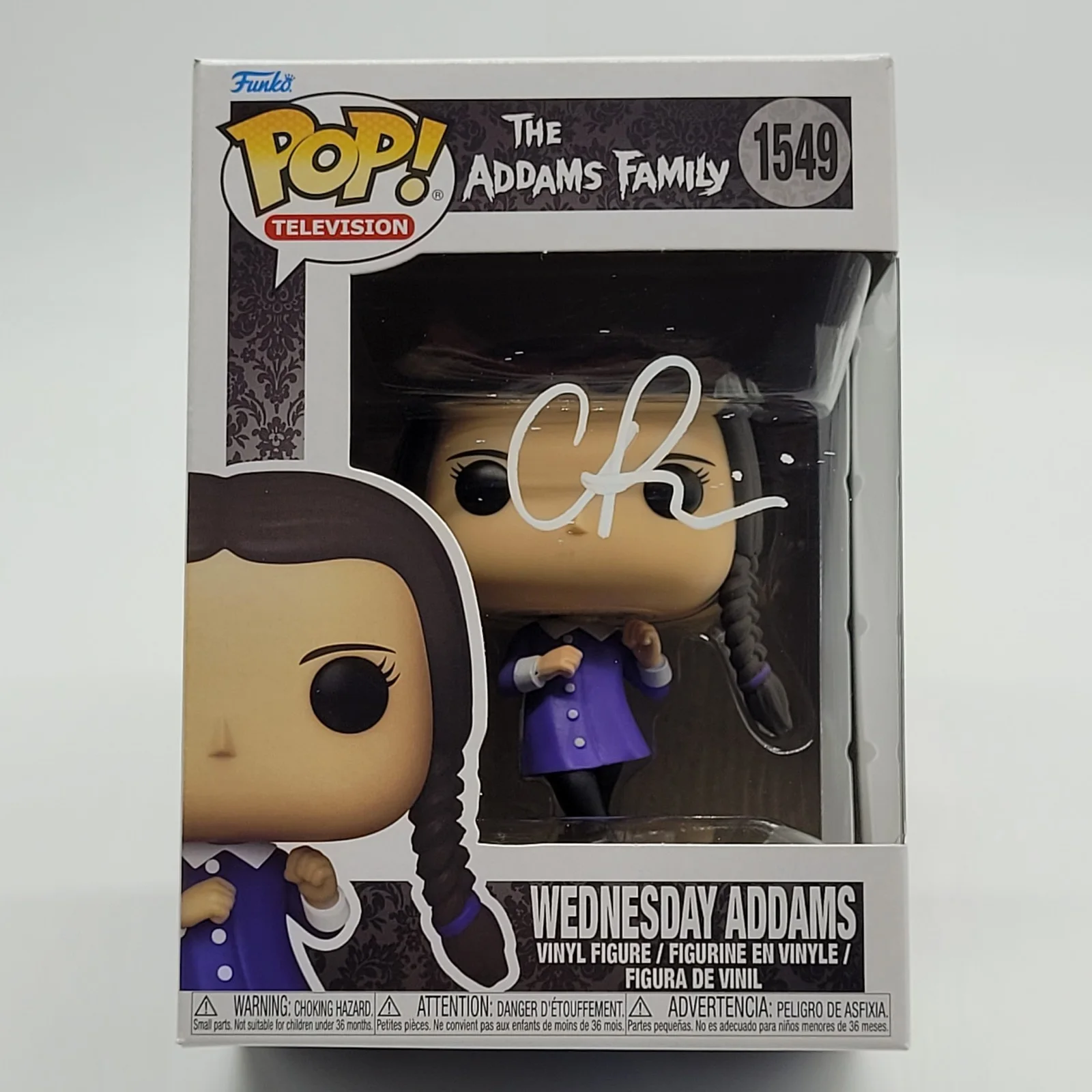 Christina Ricci — Christina Ricci Signed Addams Family Wednesday #1549 Funko Pop! W/ Pop Protector