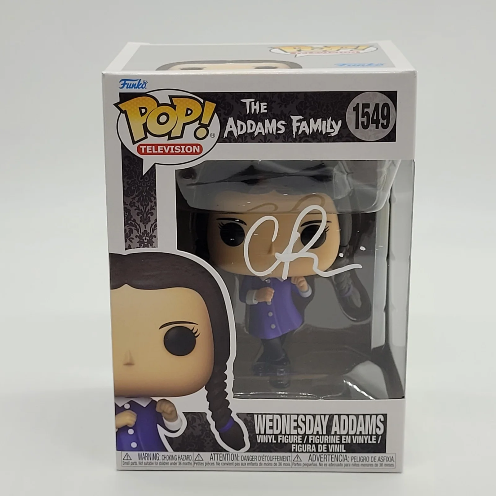 Christina Ricci — Christina Ricci Signed Addams Family Wednesday #1549 Funko Pop! W/ Pop Protector, изображение 3