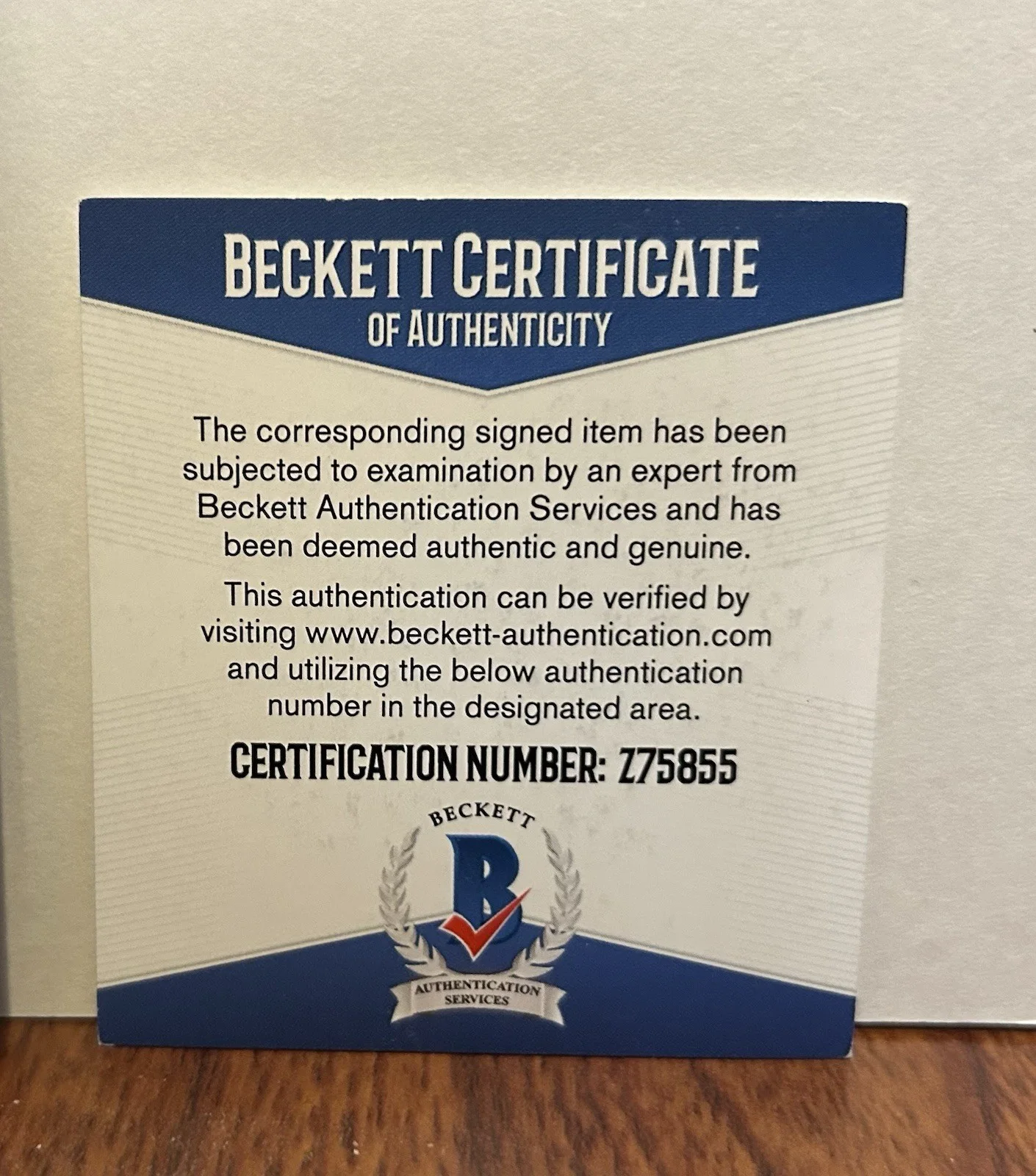 DAVID HASSELHOFF SIGNED KNIGHT RIDER SCANNERS QUOTE LICENSE PLATE BECKETT BAS, image 2