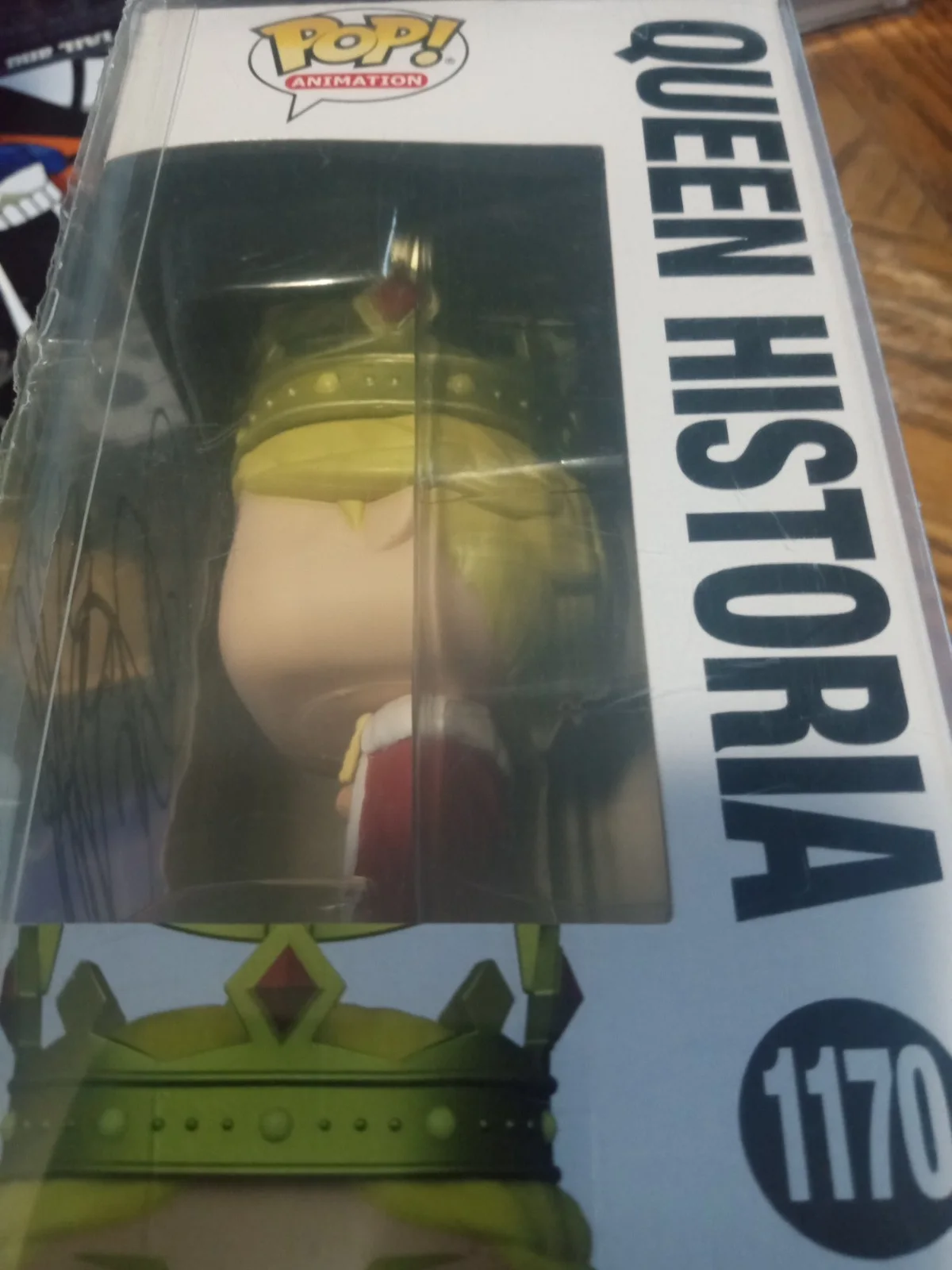 Bryn Apprill — Queen Historia Funko #1170. Signed By Bryn Apprill. no JSA Attack On Titan, изображение 2