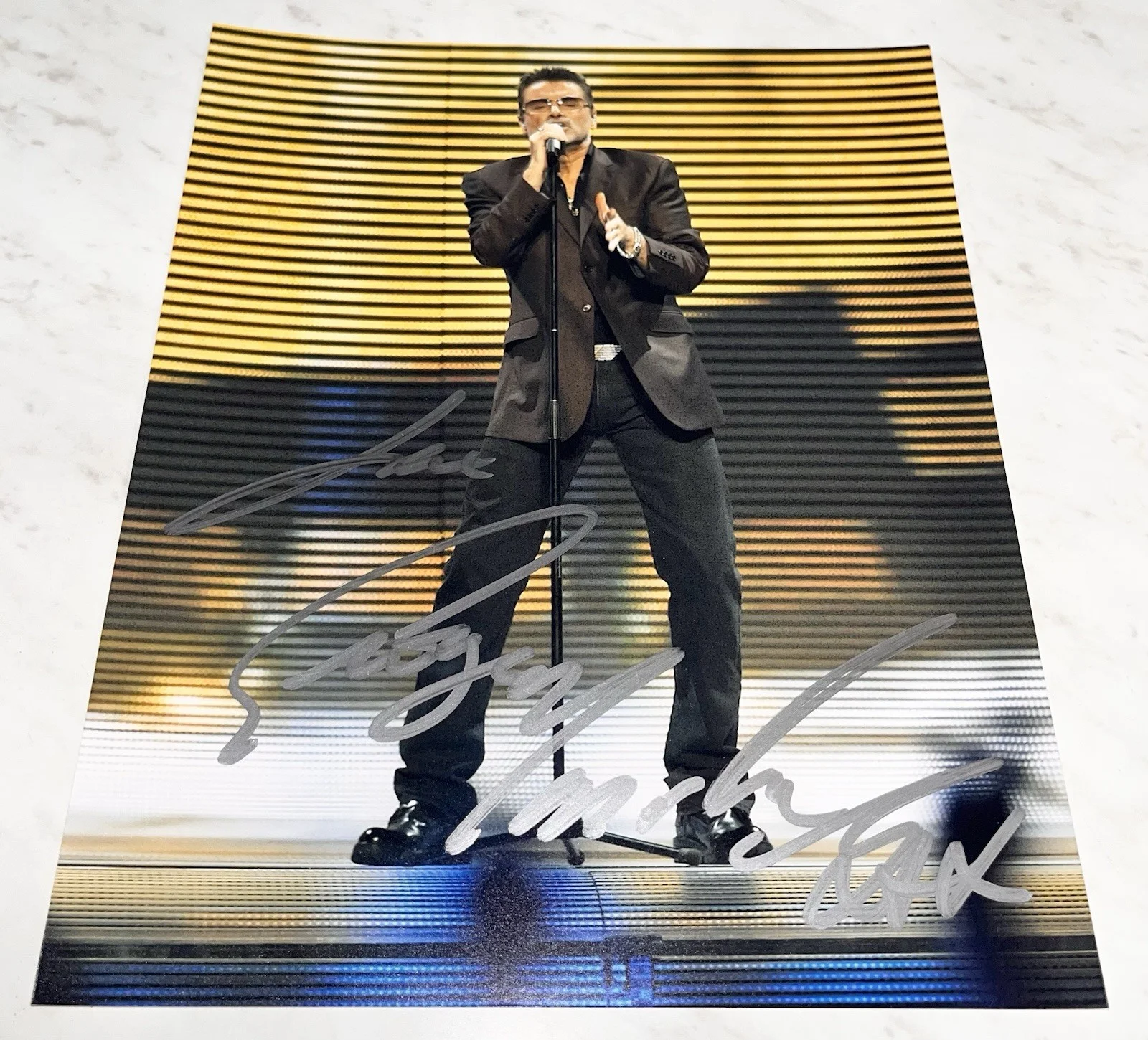 Signed George Michael Photo Wham, image 2