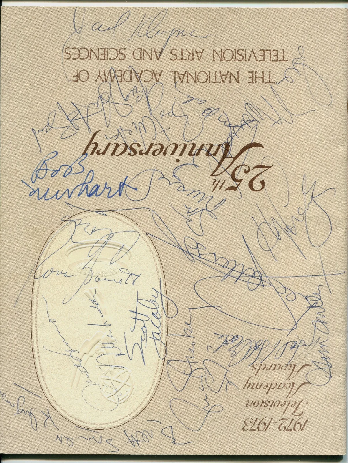 Many — 1972-1973 Emmy Awards Program with 30+ Signatures: Redd Foxx, Ann-Margret, Stan, image 4